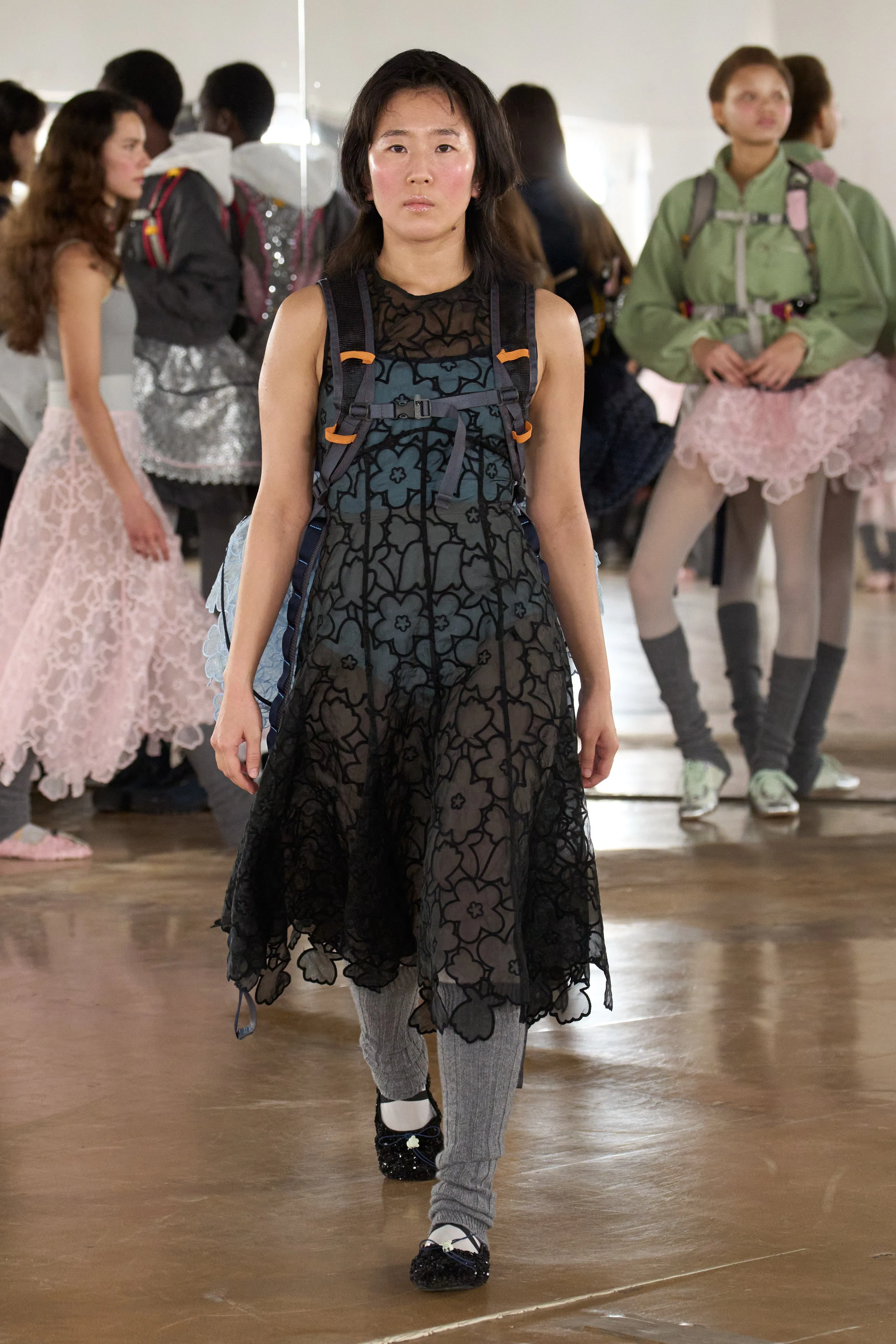 CBFORESS | DRESS CORANITA EMBROIDERY BLACK sold by Cecilie Bahnsen