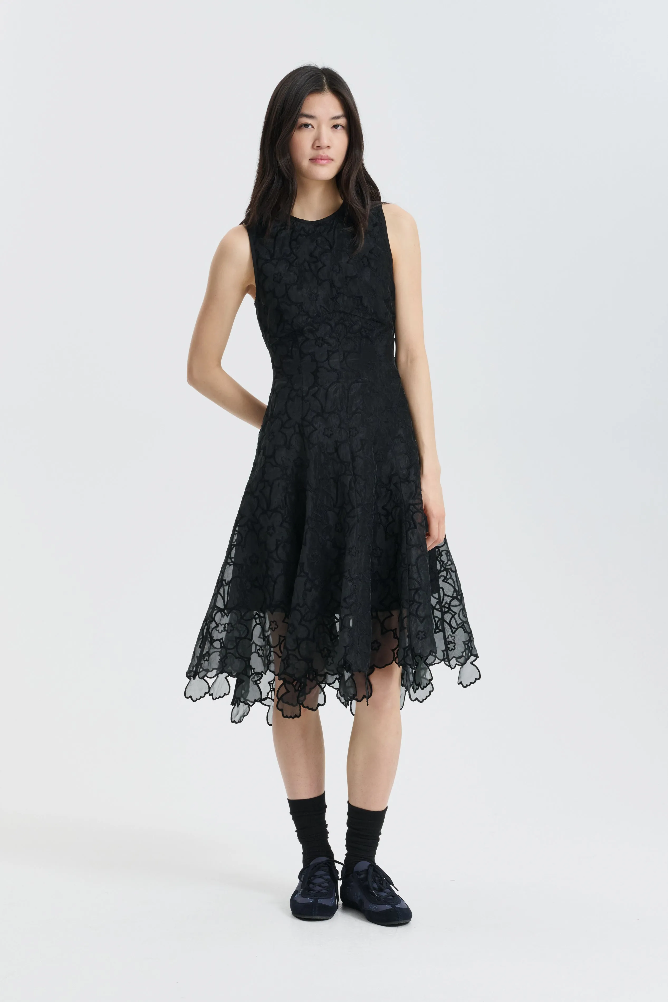 CBFORESS | DRESS CORANITA EMBROIDERY BLACK sold by Cecilie Bahnsen product image thumbnail 2