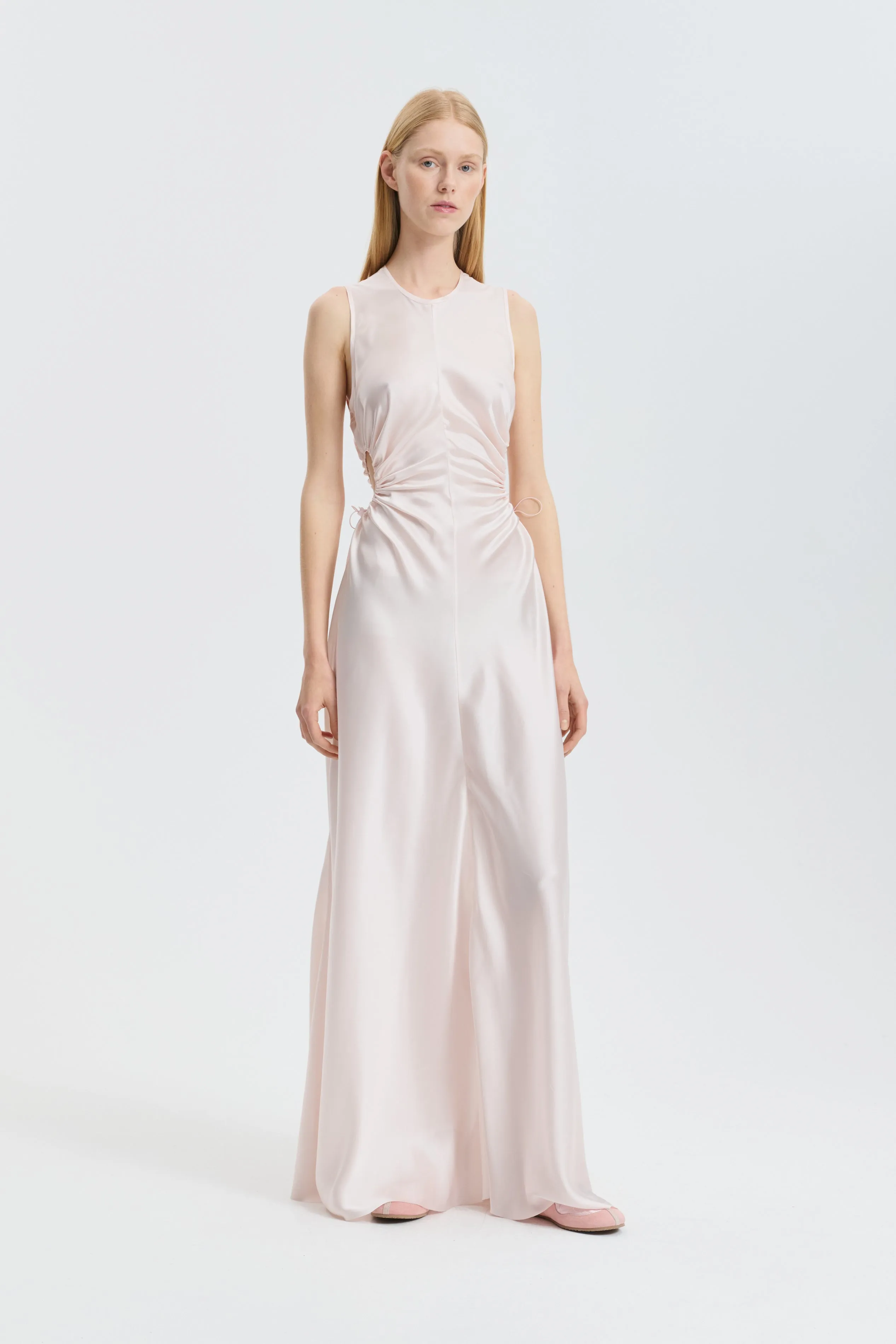 CBFELINE | GOWN SILK SATIN BLUSH PINK sold by Cecilie Bahnsen product image thumbnail 2