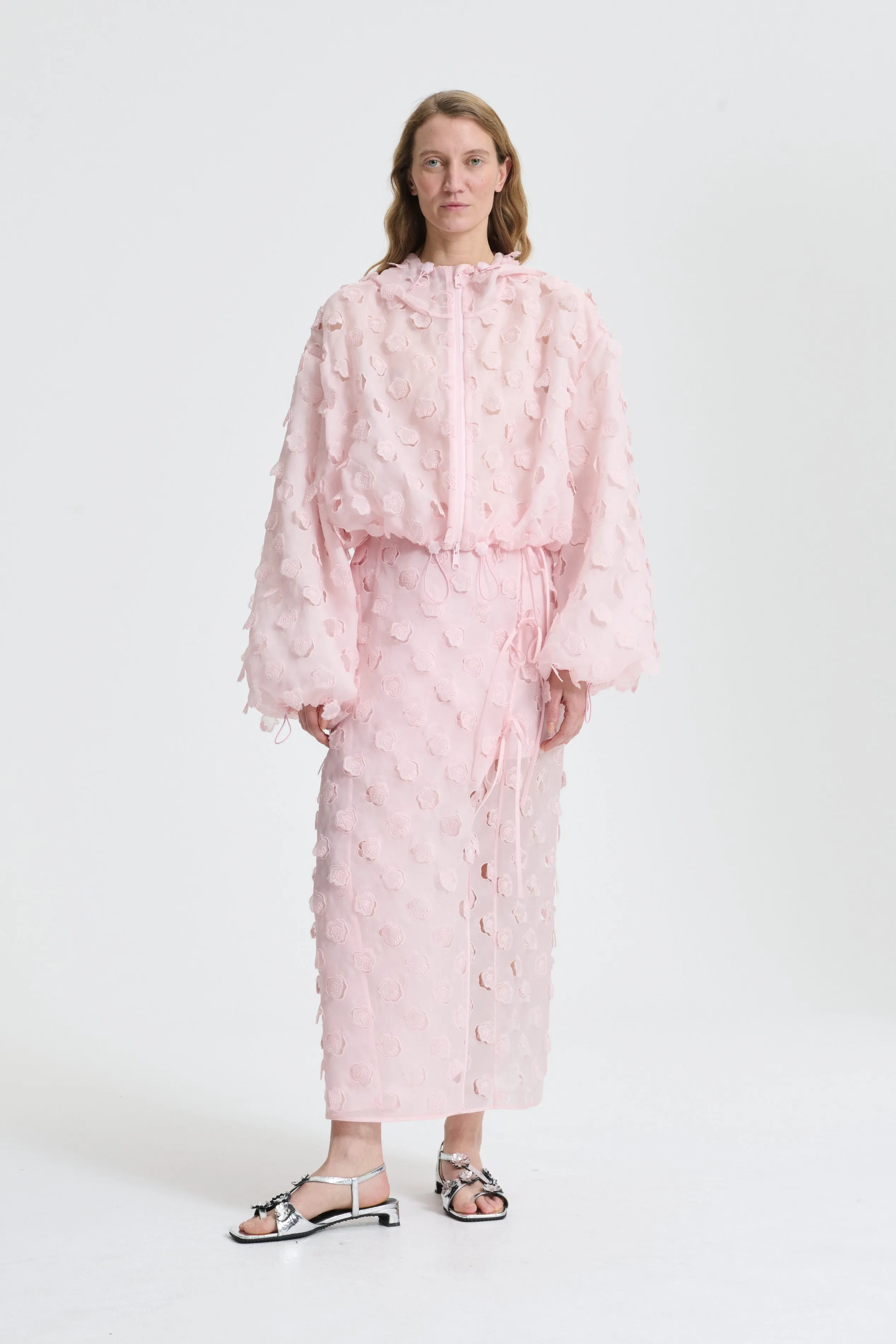 APRIL | SKIRT DRIZZLED ORGANZA LIGHT PINK sold by Cecilie Bahnsen product image thumbnail 2