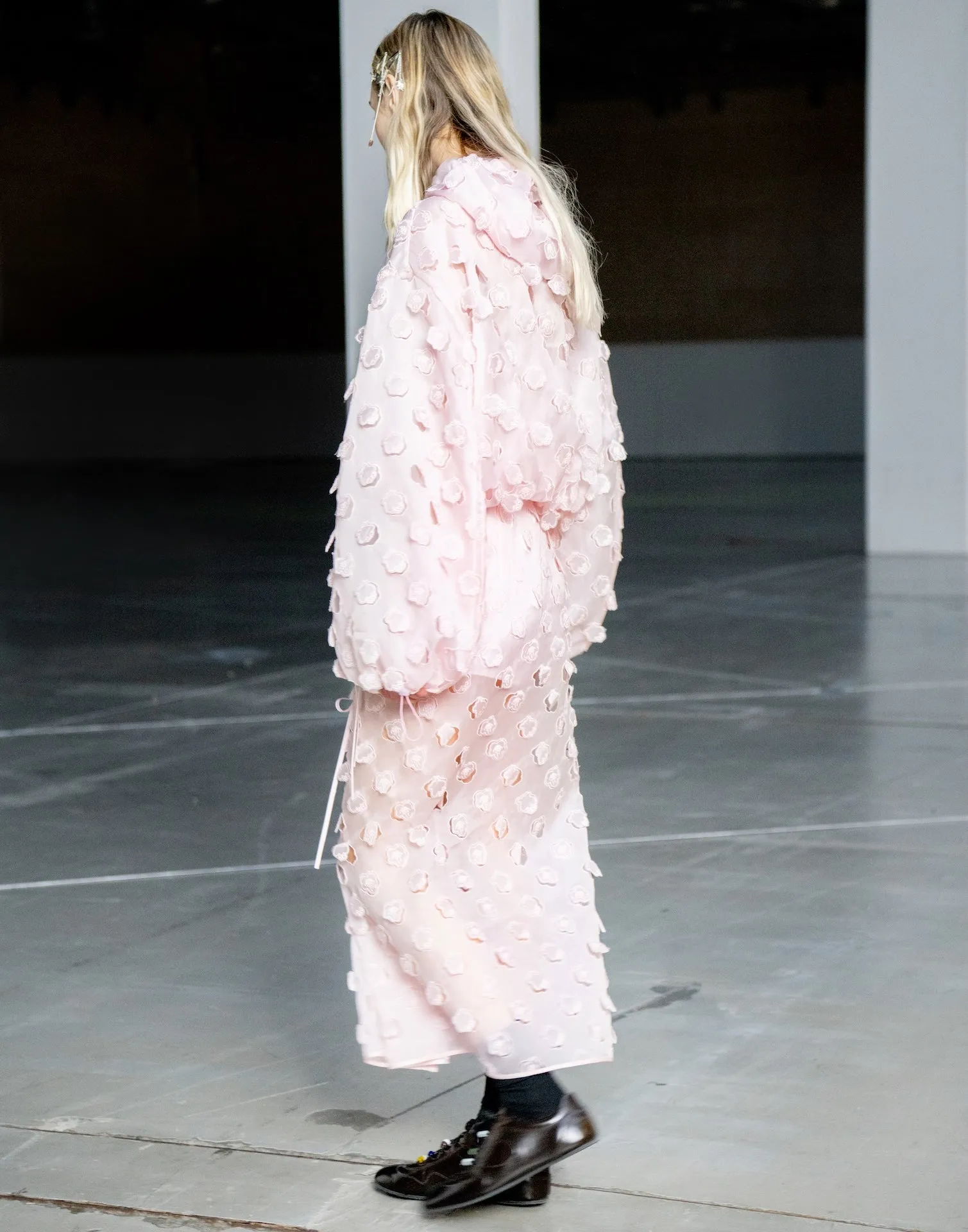 APRIL | SKIRT DRIZZLED ORGANZA LIGHT PINK sold by Cecilie Bahnsen product image thumbnail 4