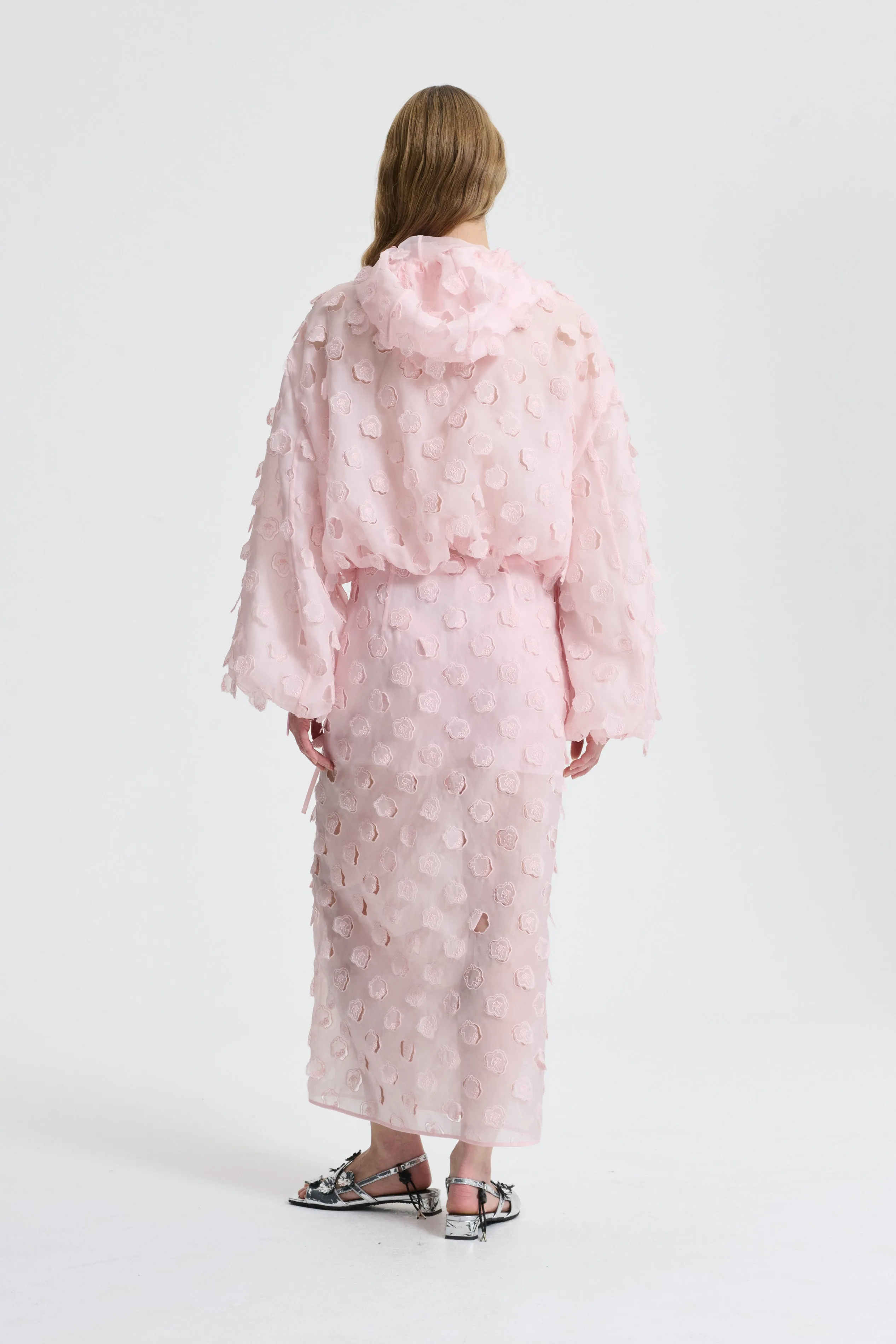 APRIL | SKIRT DRIZZLED ORGANZA LIGHT PINK sold by Cecilie Bahnsen product image thumbnail 3