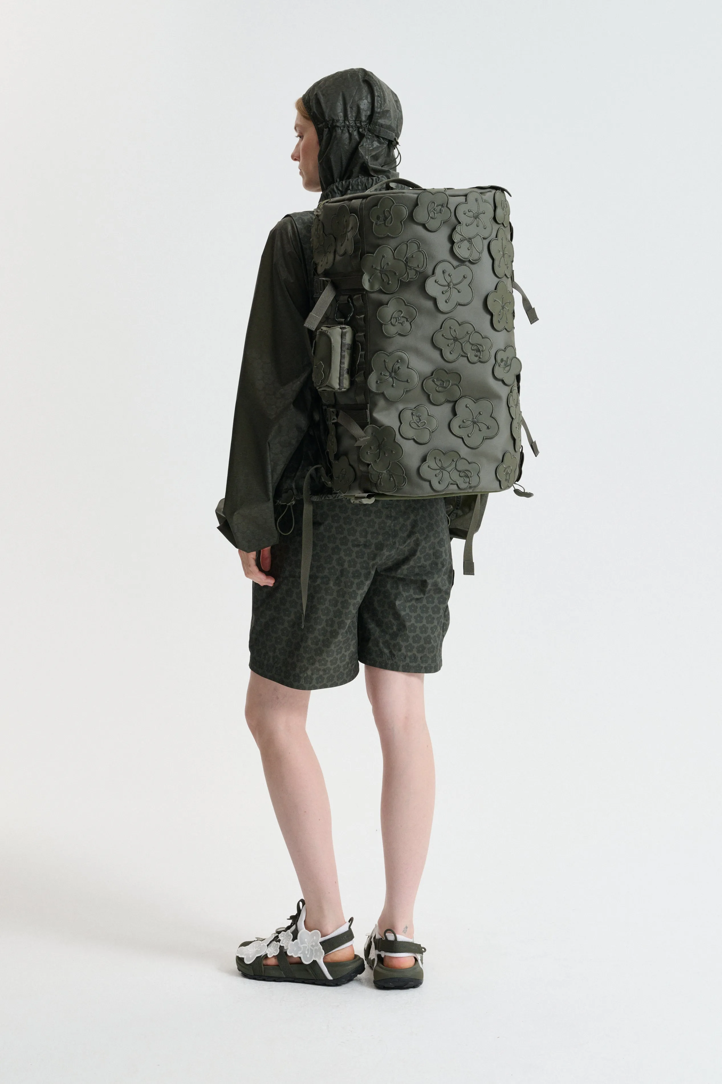 THE NORTH FACE X CECILIE BAHNSEN ANNA BASE CAMP | DUFFEL (S) | POLYESTER FOREST NIGHT GREEN sold by Cecilie Bahnsen product image thumbnail 3