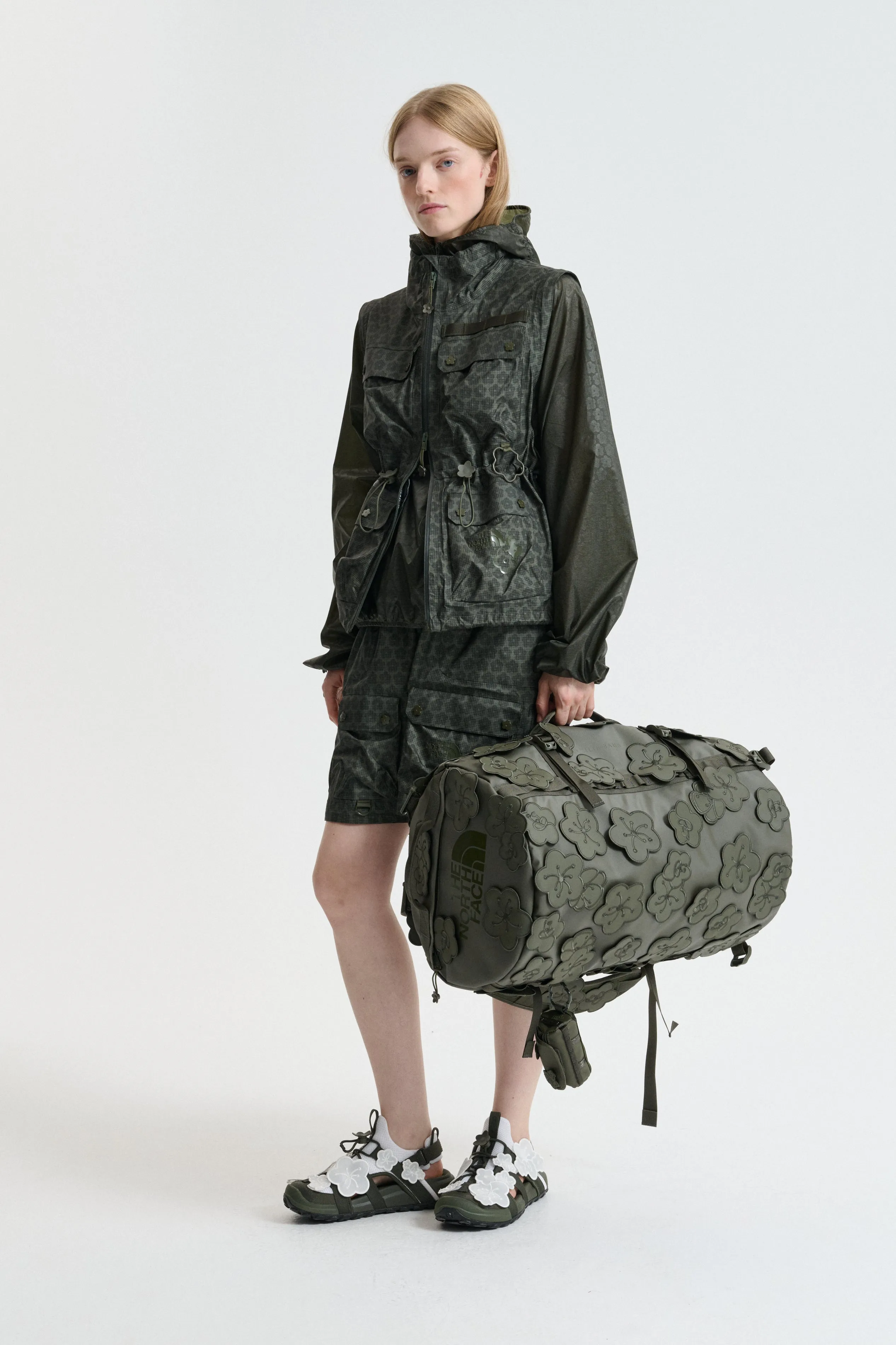 THE NORTH FACE X CECILIE BAHNSEN ANNA BASE CAMP | DUFFEL (S) | POLYESTER FOREST NIGHT GREEN sold by Cecilie Bahnsen product image thumbnail 2