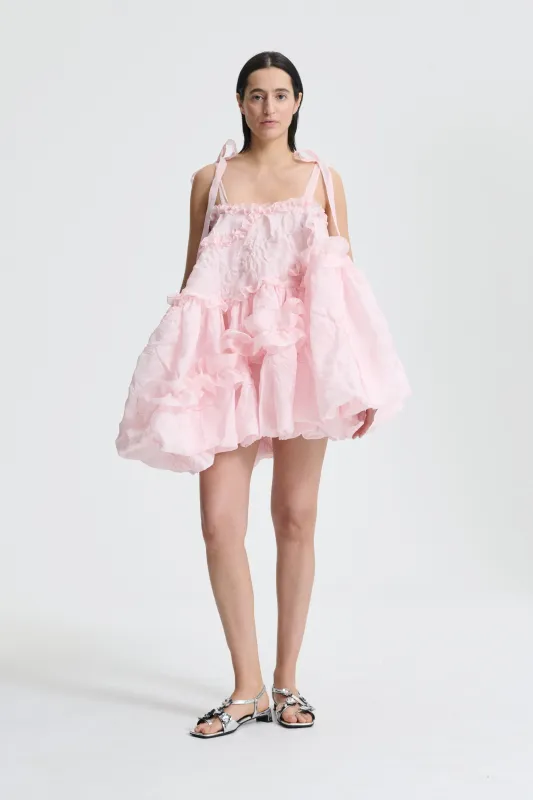 CRISTINA | DRESS PAPAVERO SMOCK LIGHT PINK made by Cecilie Bahnsen