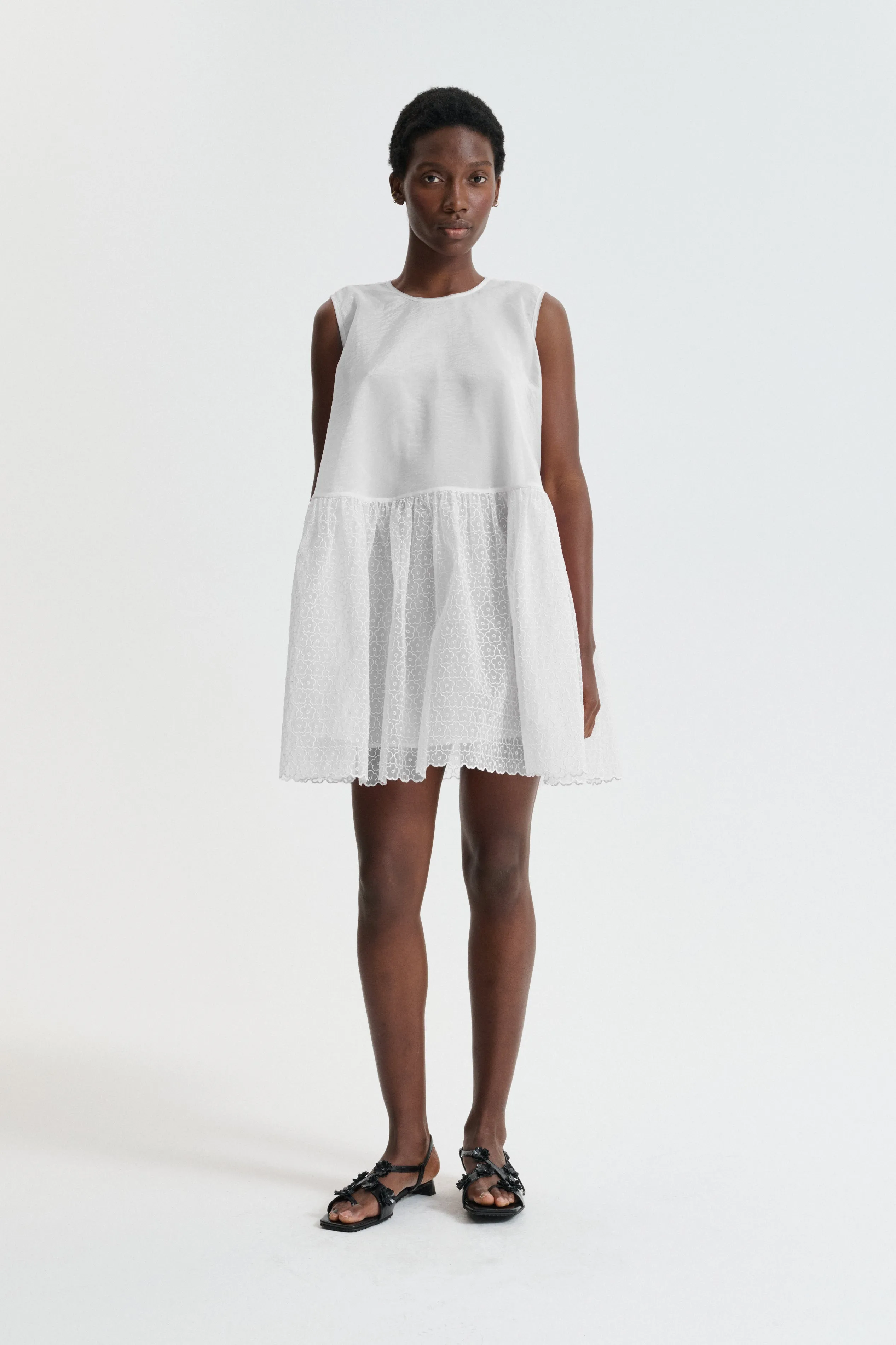 CBDAHULU | DRESS WINDFLOWER EMB WHITE BRIDAL sold by Cecilie Bahnsen product image thumbnail 2