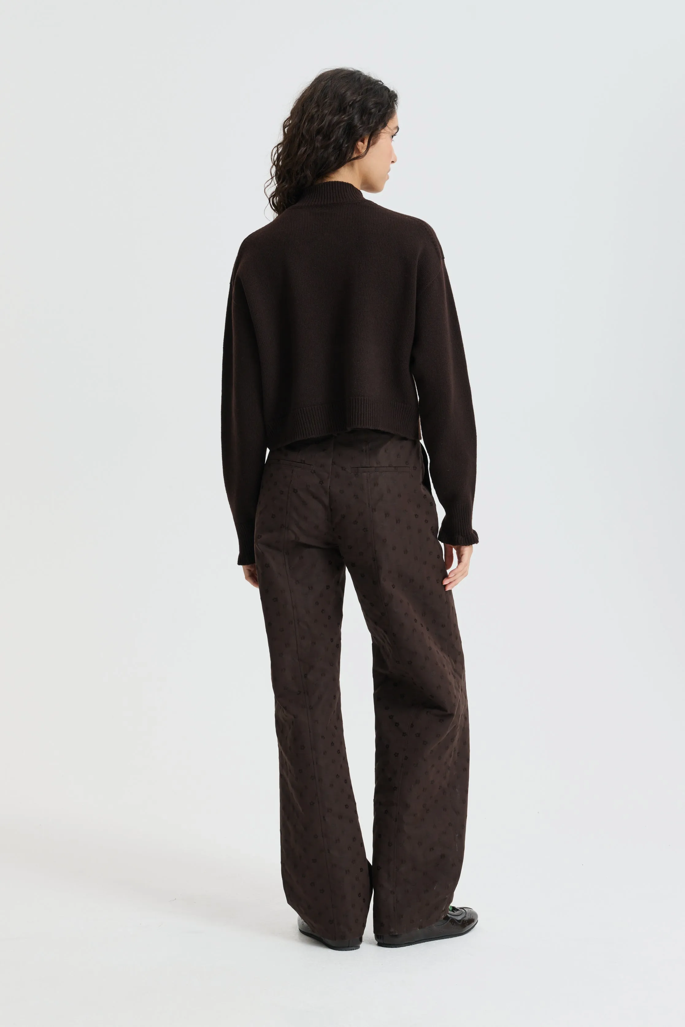 CBDRUSILLA | JUMPER MERINO WOOL BROWN sold by Cecilie Bahnsen product image thumbnail 2
