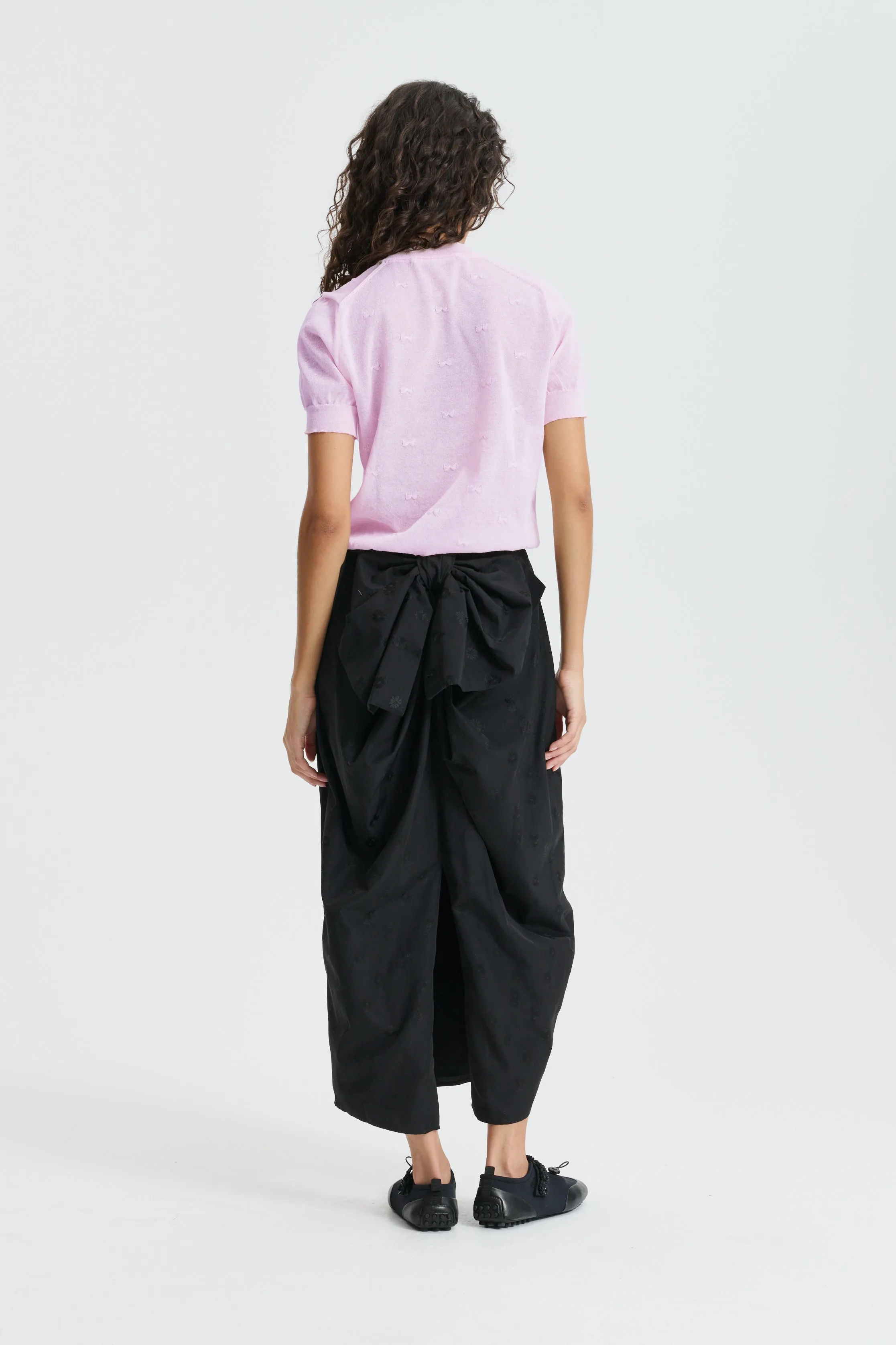 CBFILLO | TOP PRETTY BOW KNIT PRETTY PINK sold by Cecilie Bahnsen product image thumbnail 2