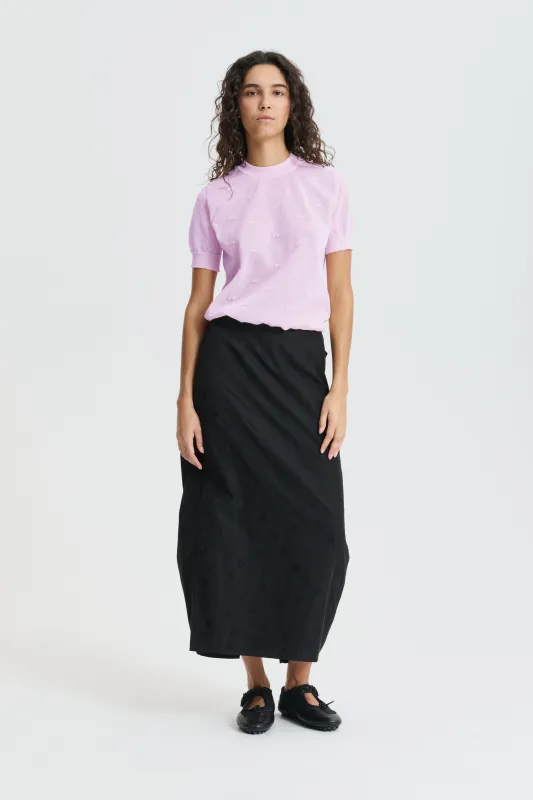 CBFILLO | TOP PRETTY BOW KNIT PRETTY PINK made by Cecilie Bahnsen