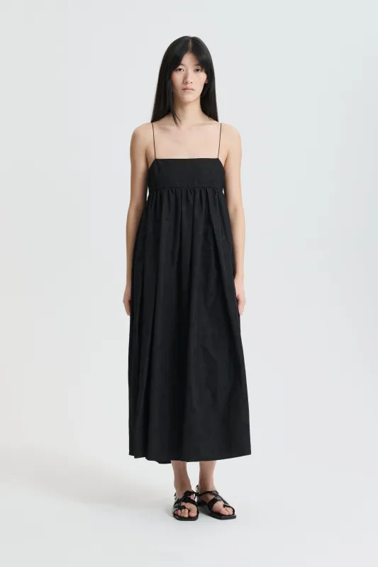 CBVILMA | DRESS DITSY BELLIS BLACK made by Cecilie Bahnsen