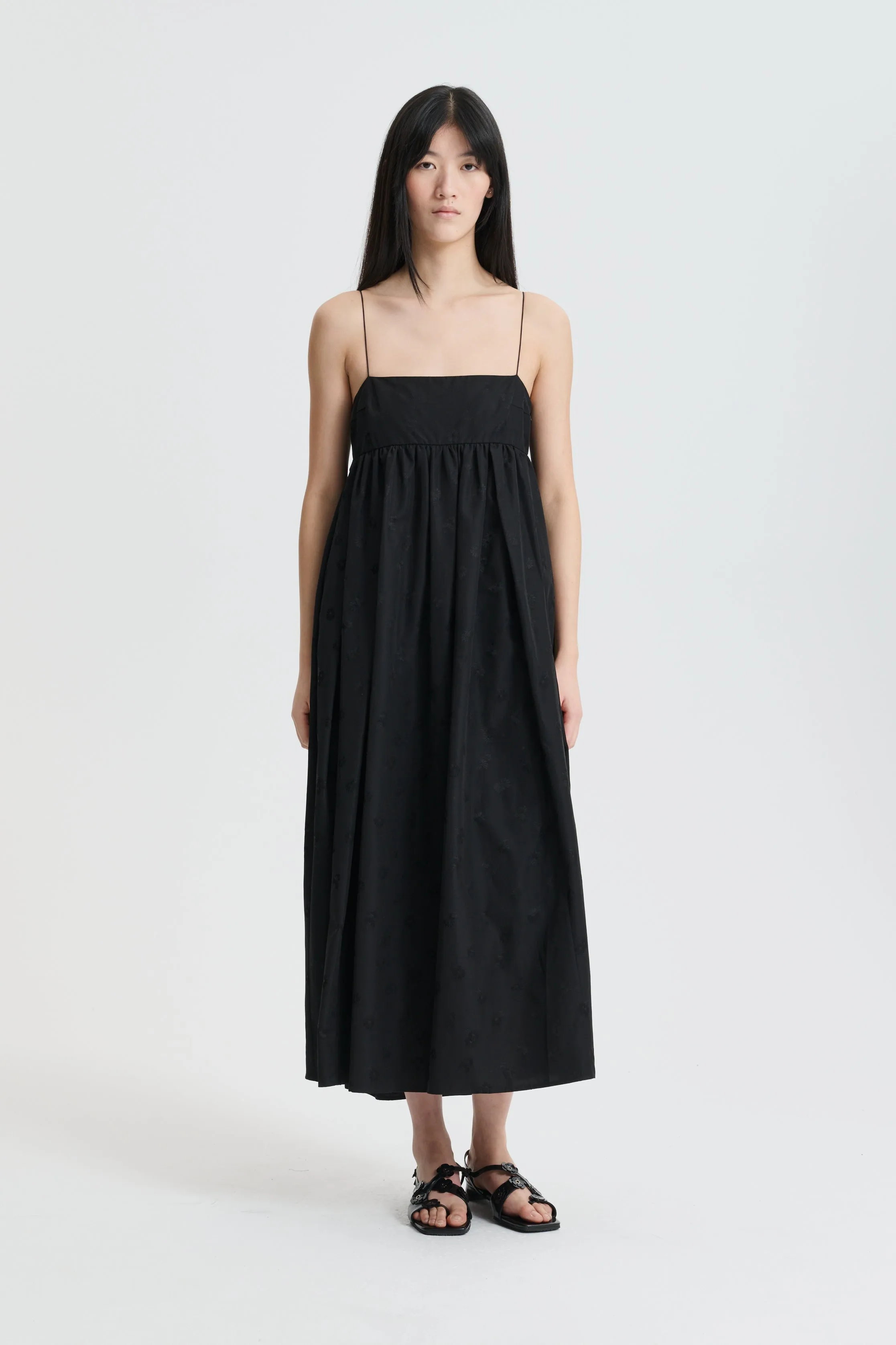 CBVILMA | DRESS DITSY BELLIS BLACK sold by Cecilie Bahnsen