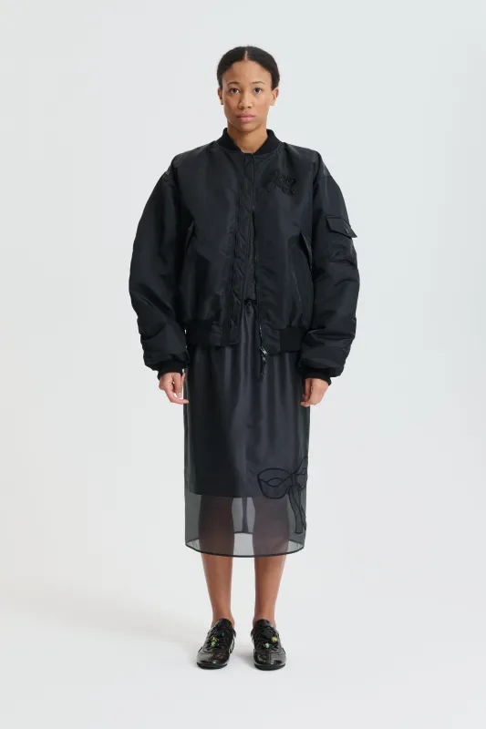 CBFEILAN | BOMBER TECHNICAL NYLON BLACK made by Cecilie Bahnsen