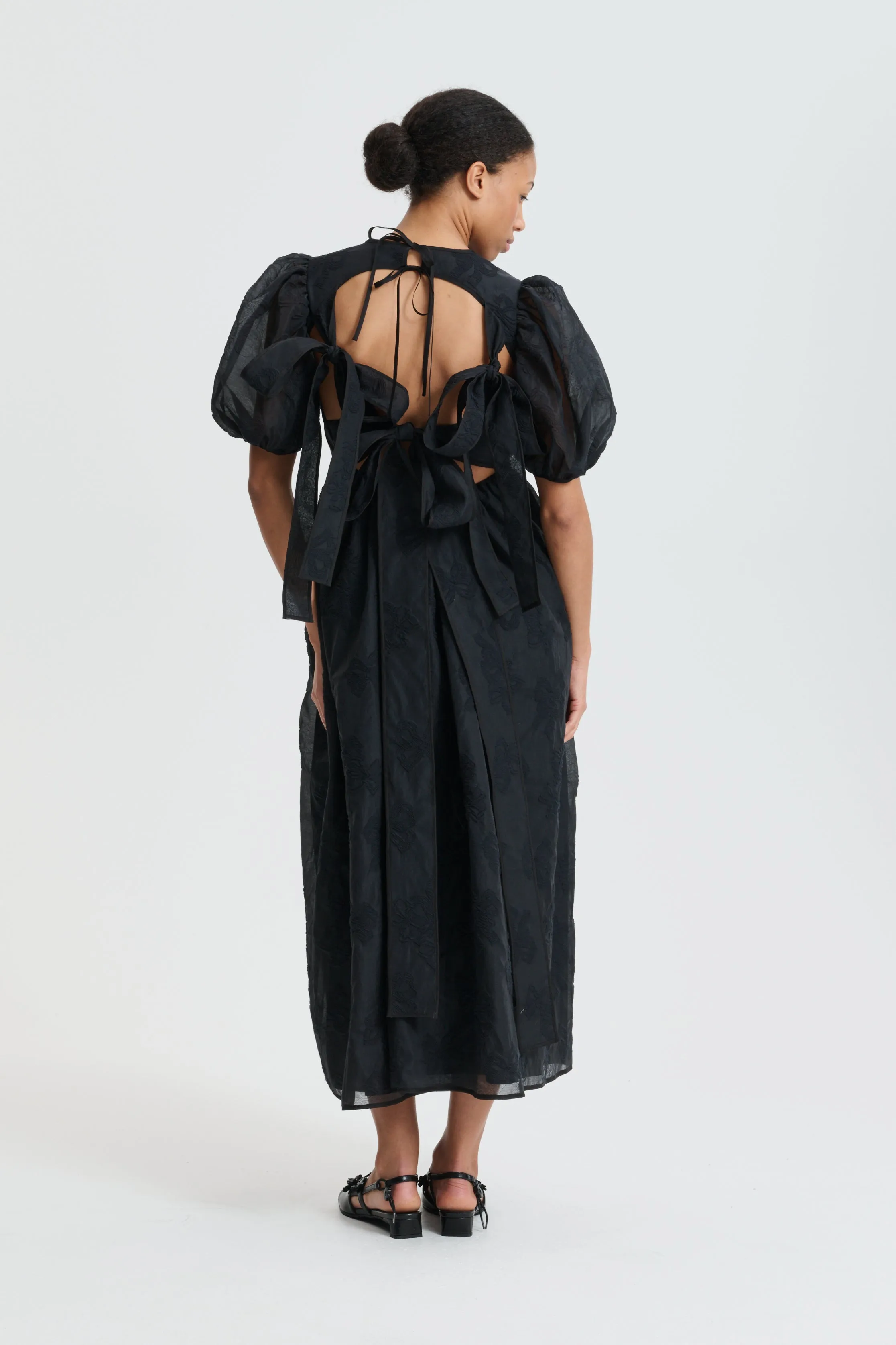 CBULANI | DRESS PAPILLON MATELASSÉ BLACK sold by Cecilie Bahnsen product image thumbnail 2