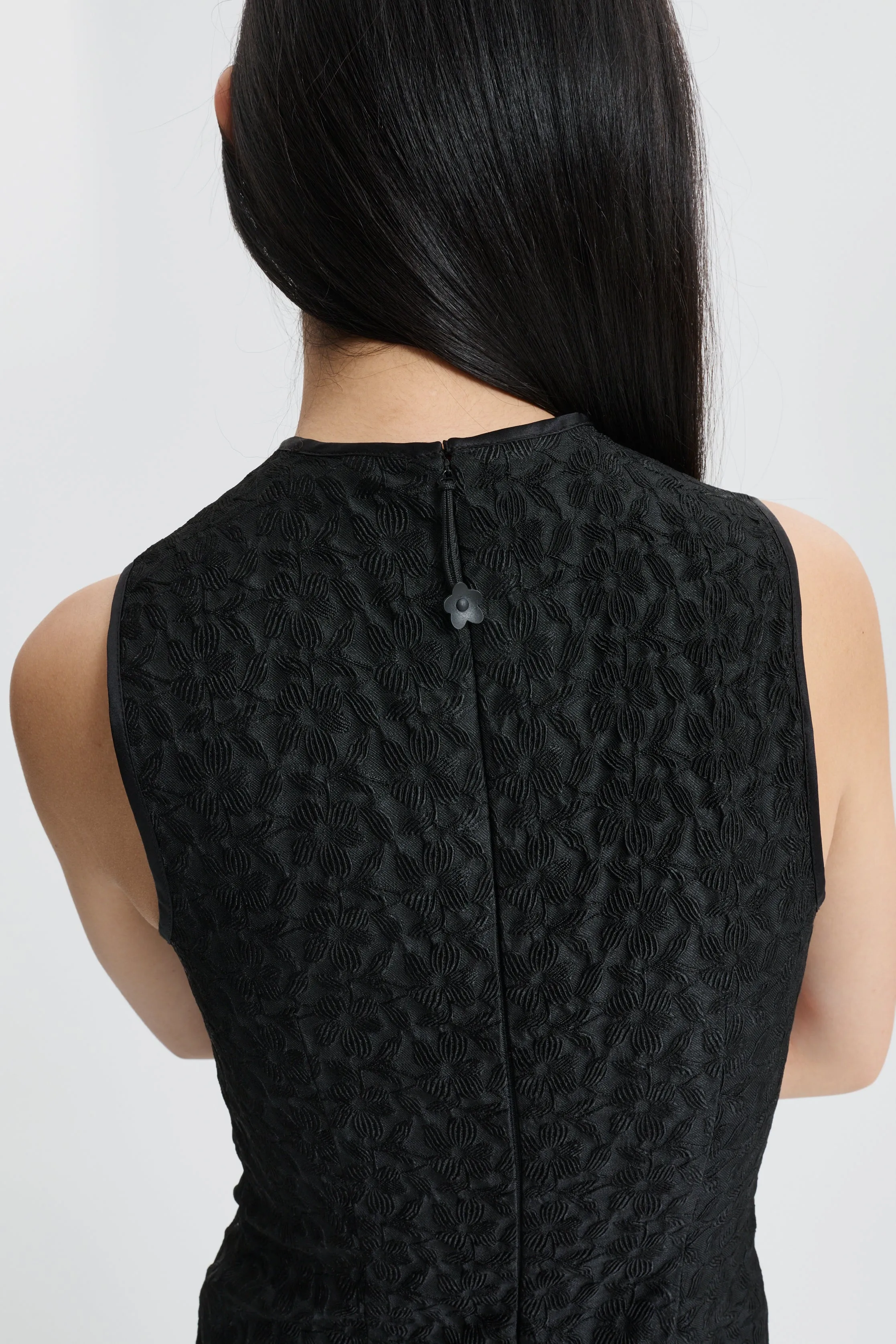 CBDEVIN | DRESS BEGONIA JACQUARD BLACK sold by Cecilie Bahnsen product image thumbnail 2