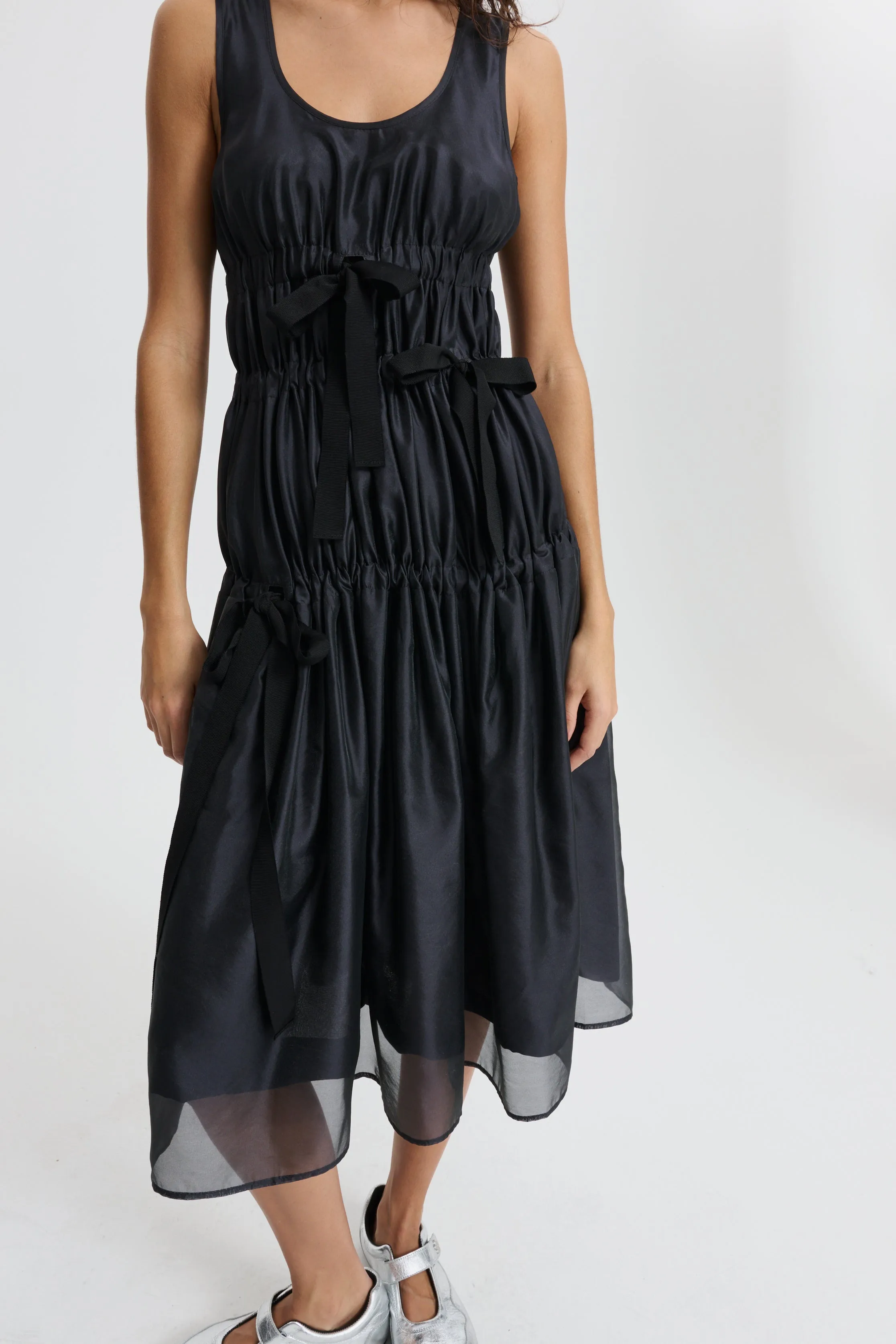 CBFARA | DRESS HYBRID ORGANZA BLACK sold by Cecilie Bahnsen product image thumbnail 2