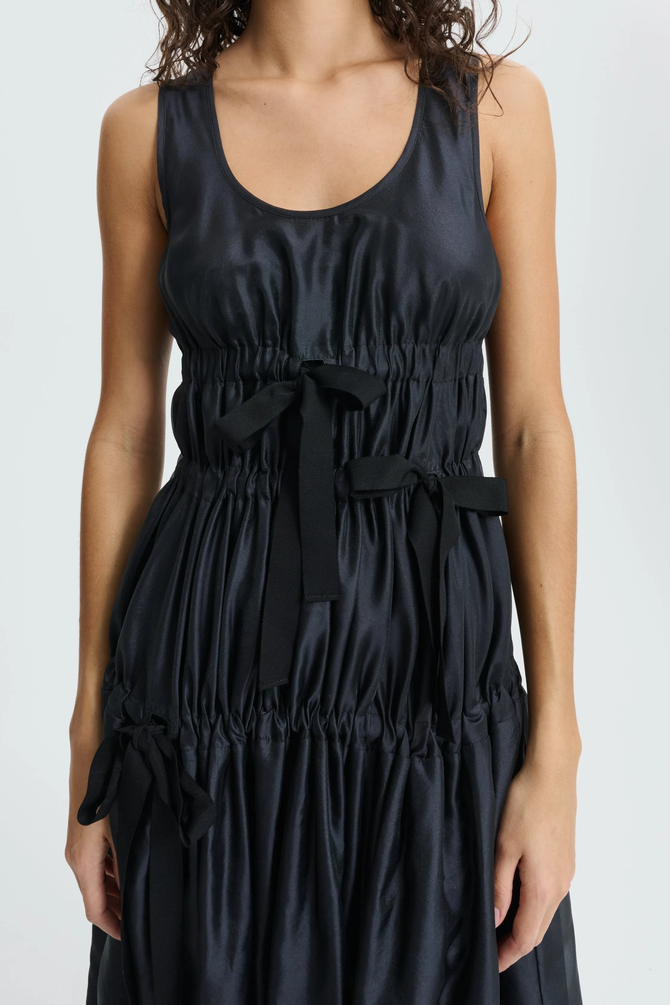 CBFARA | DRESS HYBRID ORGANZA BLACK sold by Cecilie Bahnsen product image thumbnail 4