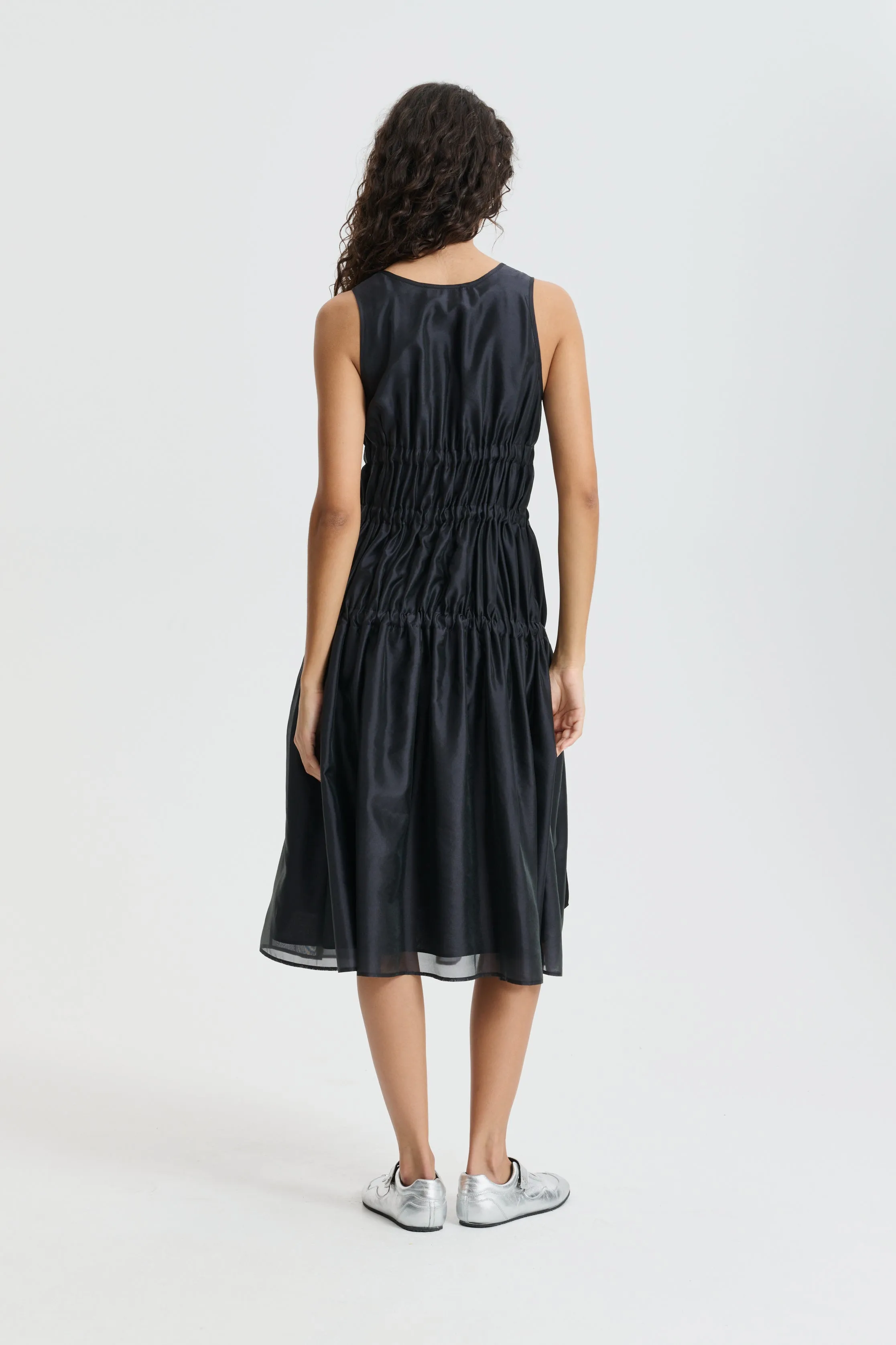 CBFARA | DRESS HYBRID ORGANZA BLACK sold by Cecilie Bahnsen product image thumbnail 3