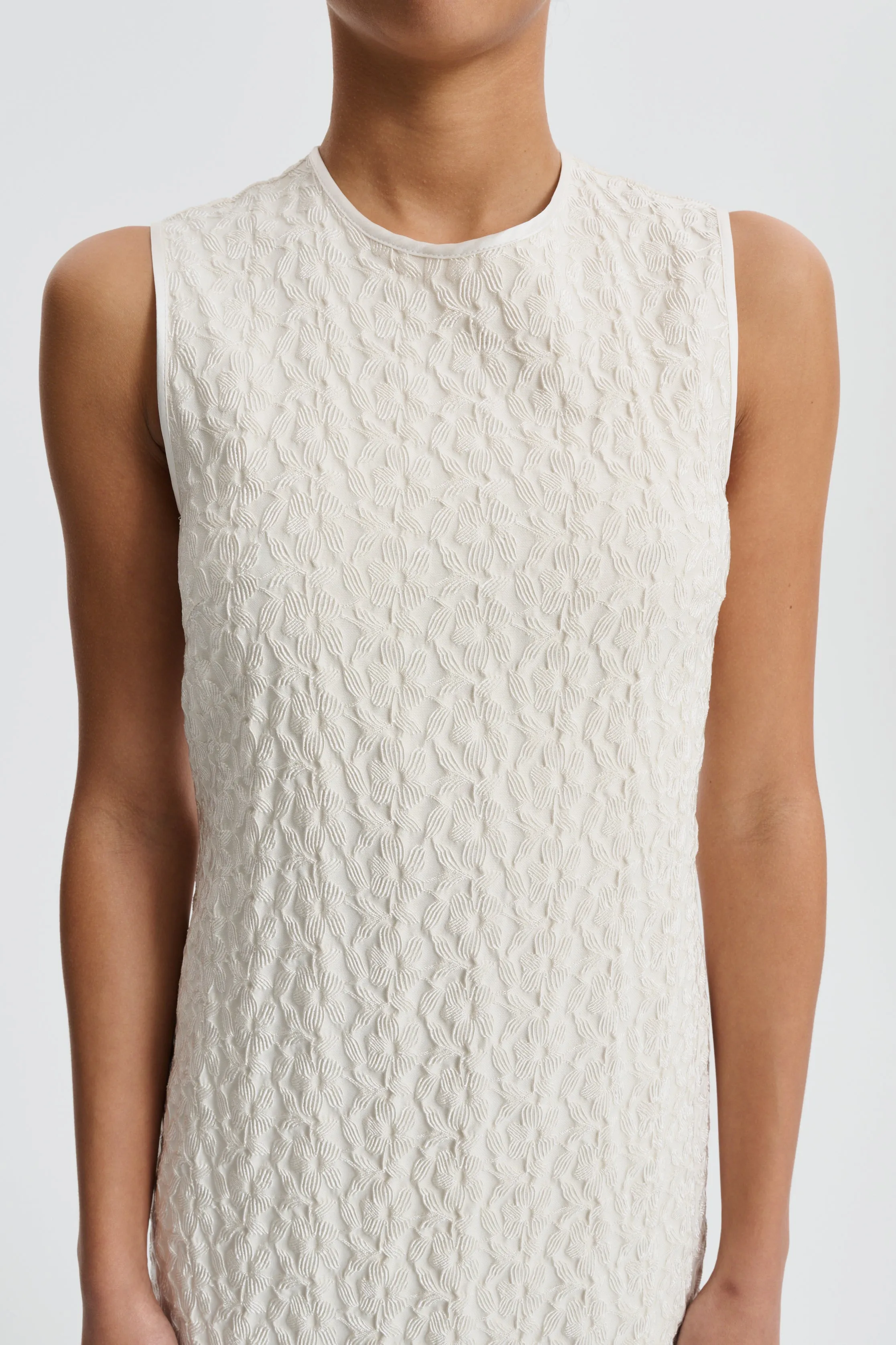 CBDEVIN | DRESS BEGONIA JACQUARD VINTAGE IVORY sold by Cecilie Bahnsen product image thumbnail 5