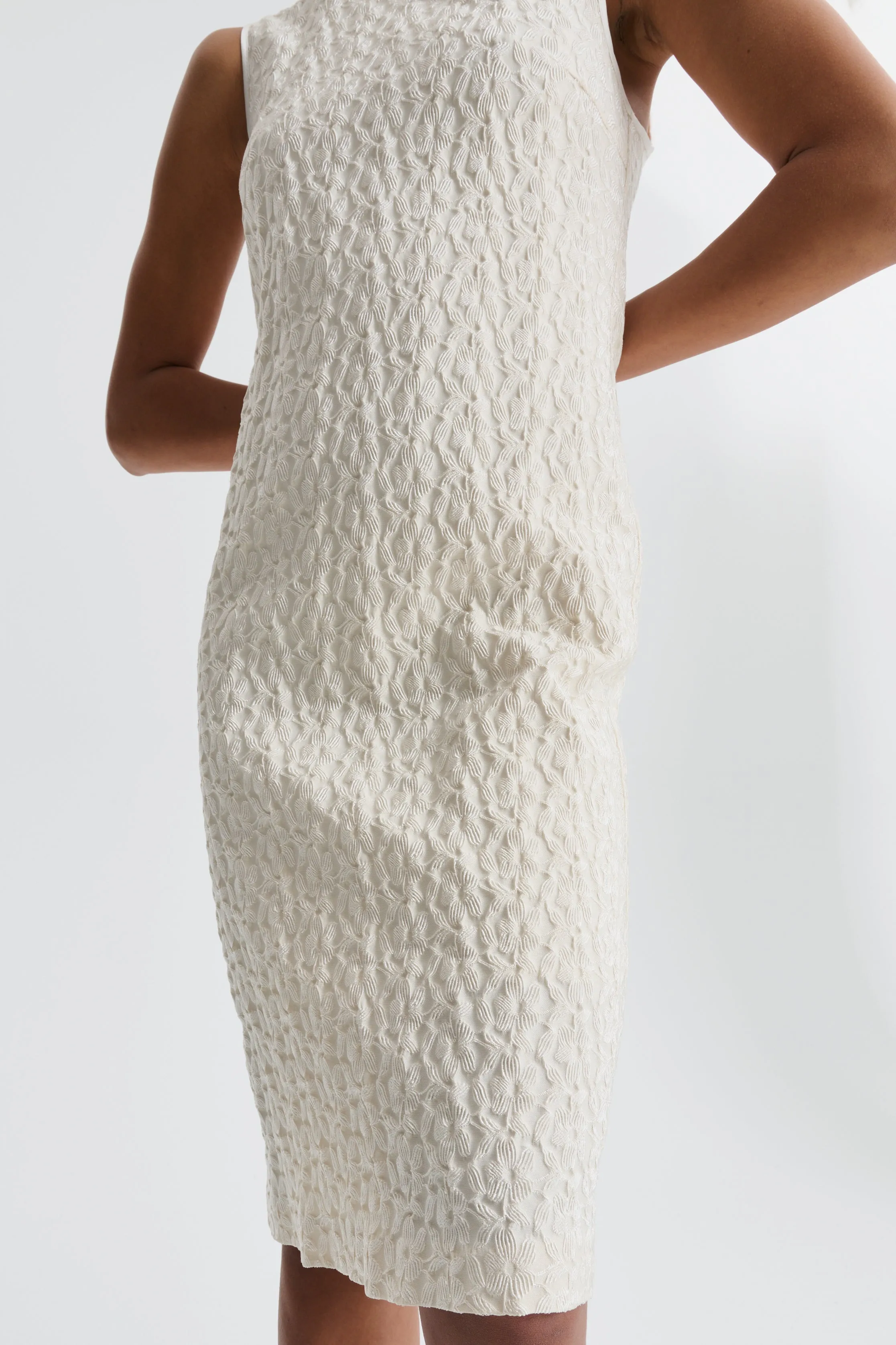 CBDEVIN | DRESS BEGONIA JACQUARD VINTAGE IVORY sold by Cecilie Bahnsen product image thumbnail 2