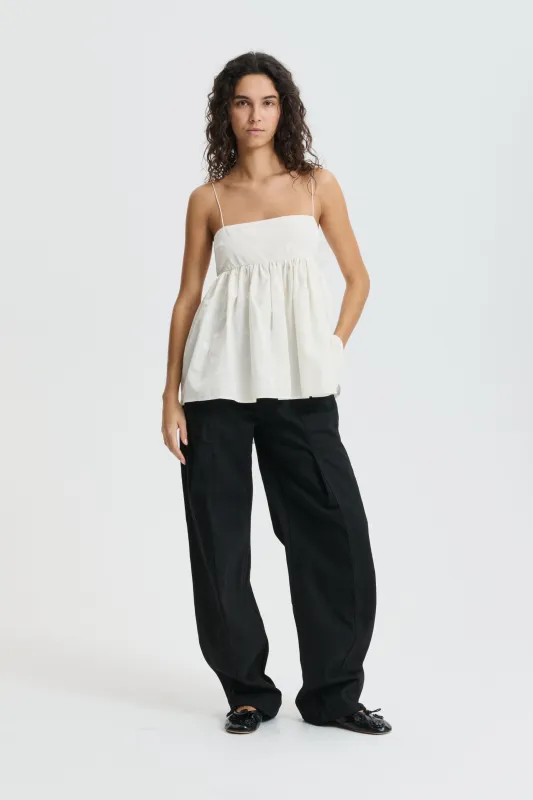 CBVERONICA | TOP DITSY BELLIS WHITE made by Cecilie Bahnsen