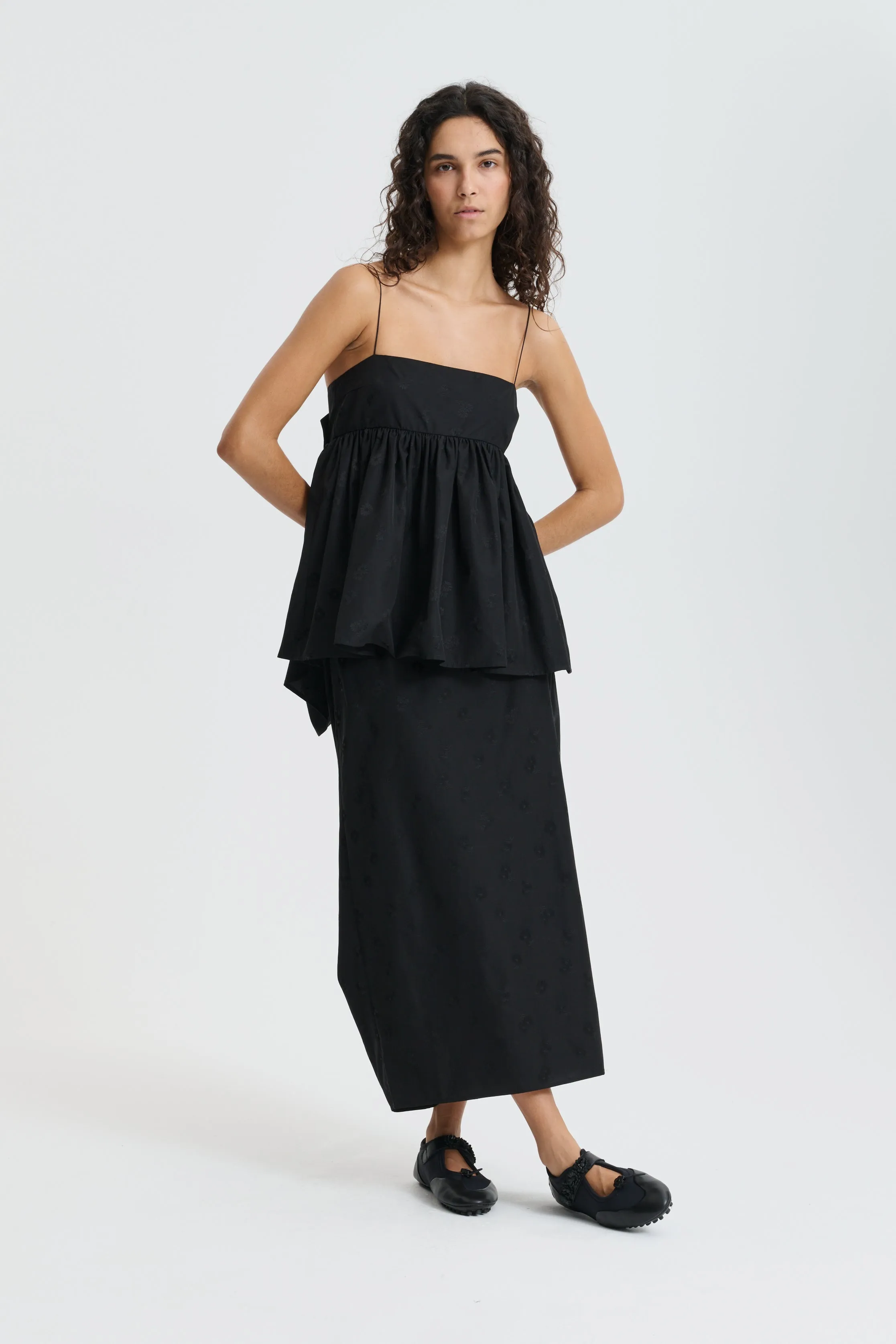 CBVERONICA | TOP DITSY BELLIS BLACK sold by Cecilie Bahnsen product image thumbnail 4