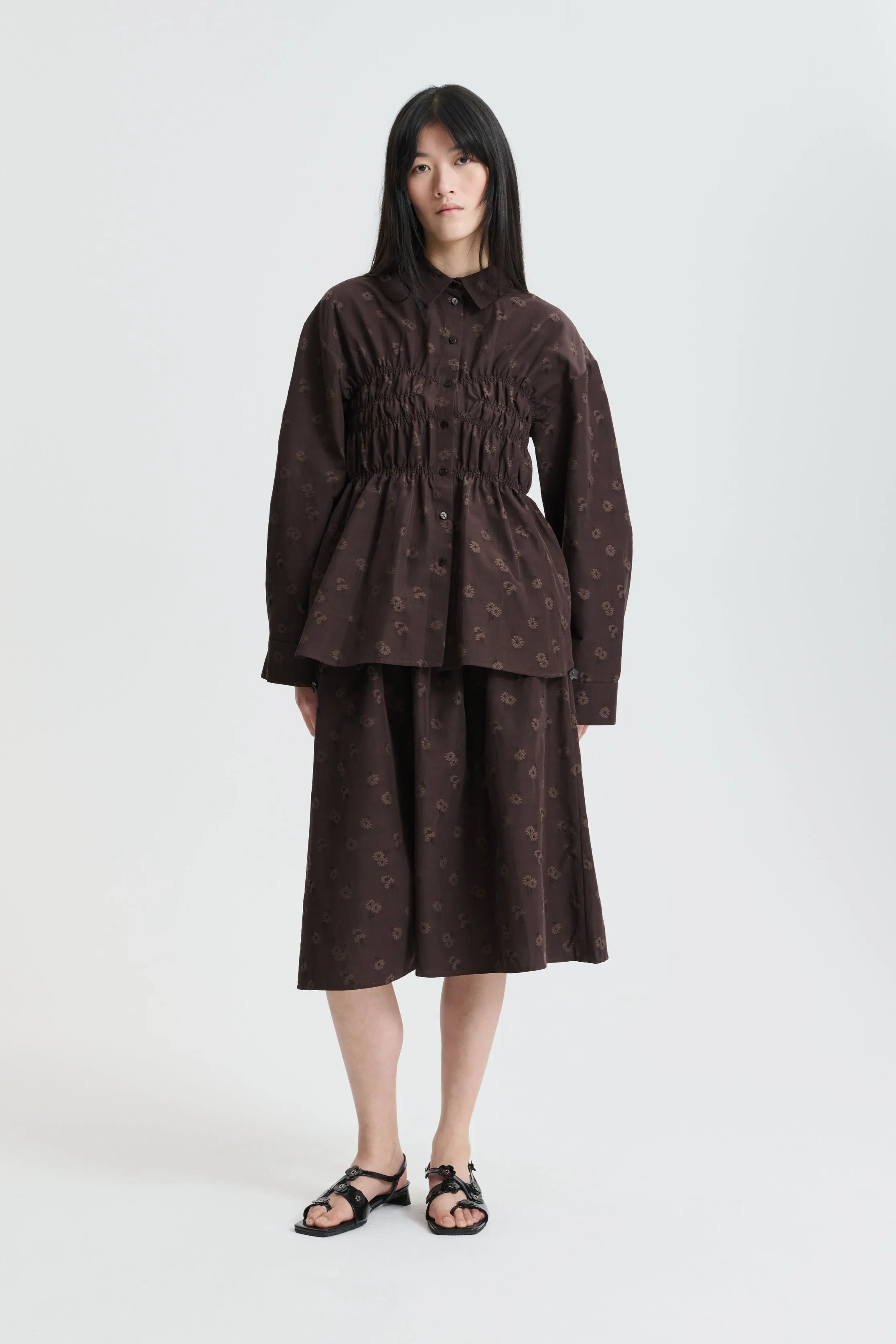 CBBRAXTON | SHIRT DITSY BELLIS BROWN sold by Cecilie Bahnsen