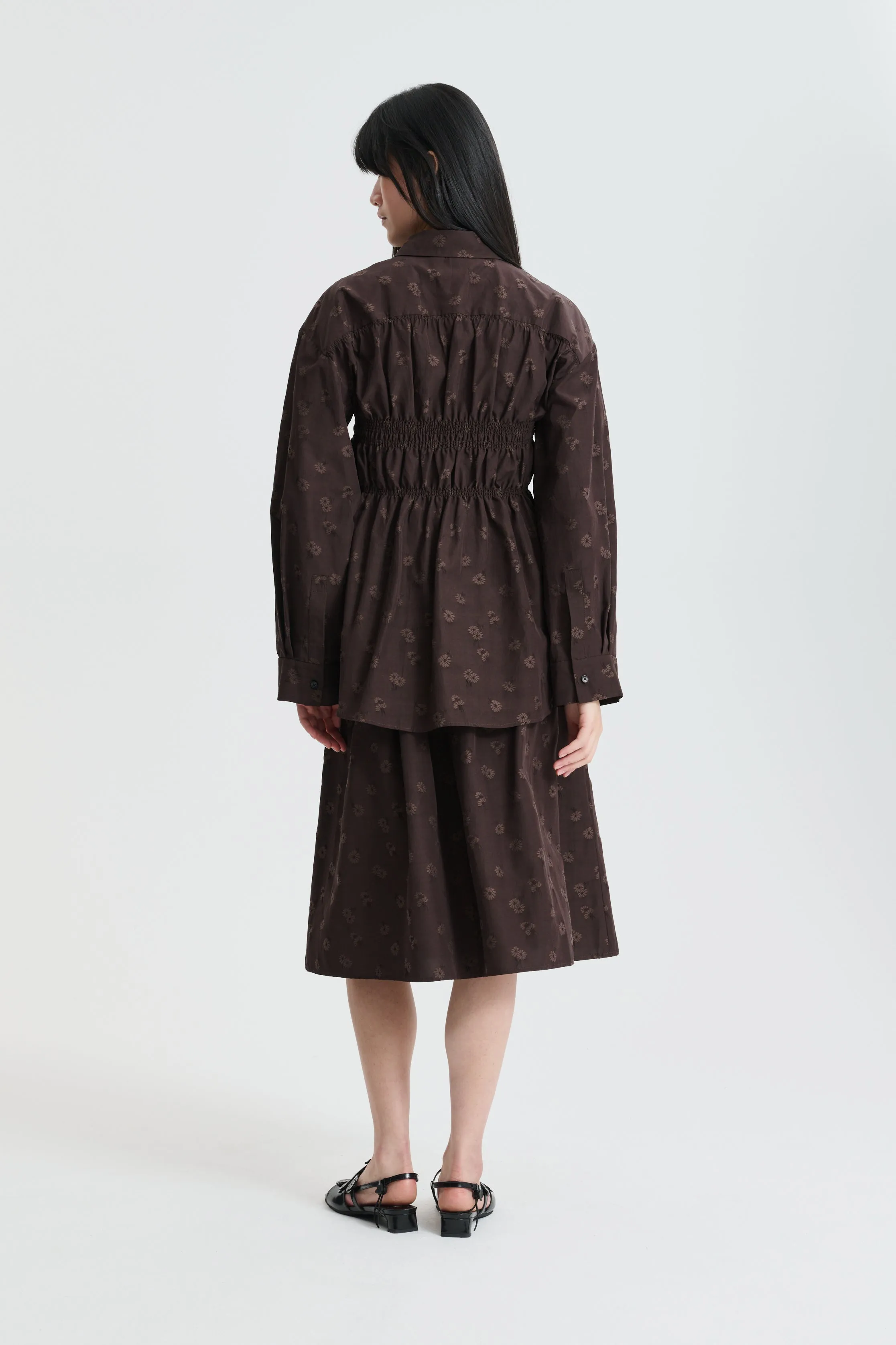 CBBRAXTON | SHIRT DITSY BELLIS BROWN sold by Cecilie Bahnsen product image thumbnail 2