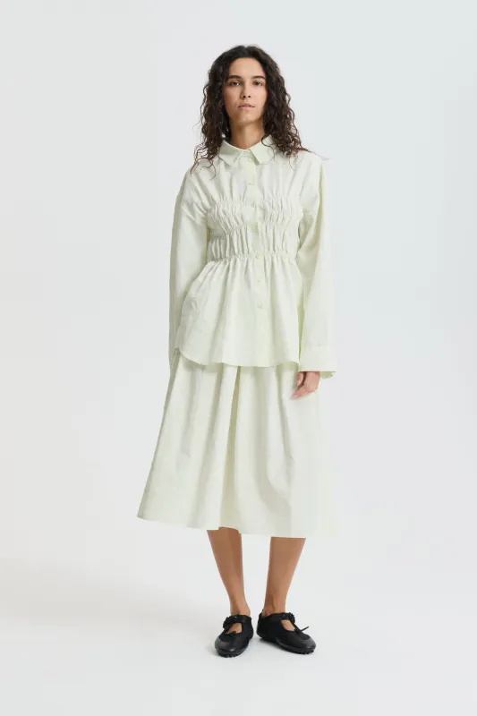 CBBRAXTON | SHIRT DITSY BELLIS PALE GREEN made by Cecilie Bahnsen