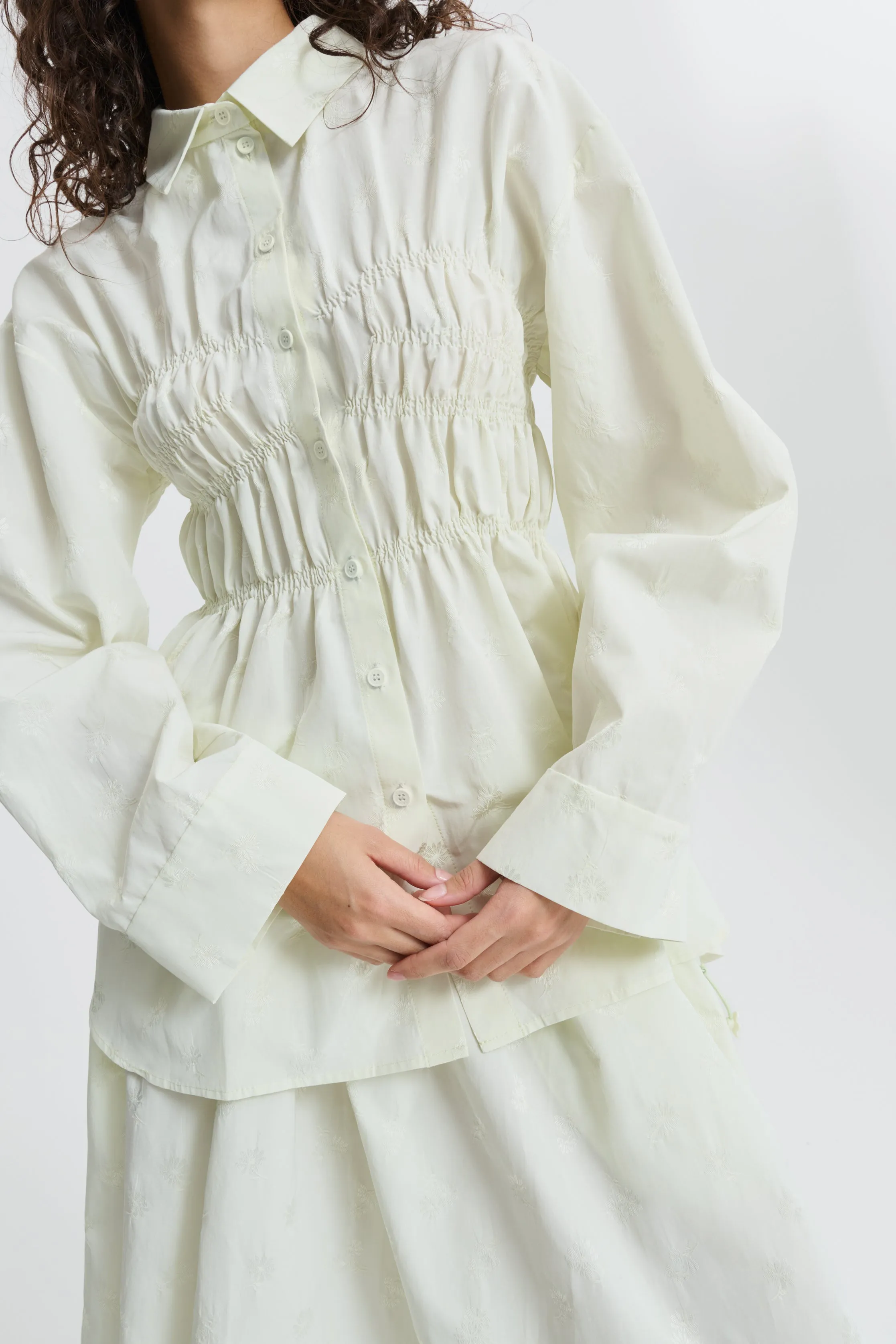 CBBRAXTON | SHIRT DITSY BELLIS PALE GREEN sold by Cecilie Bahnsen product image thumbnail 3