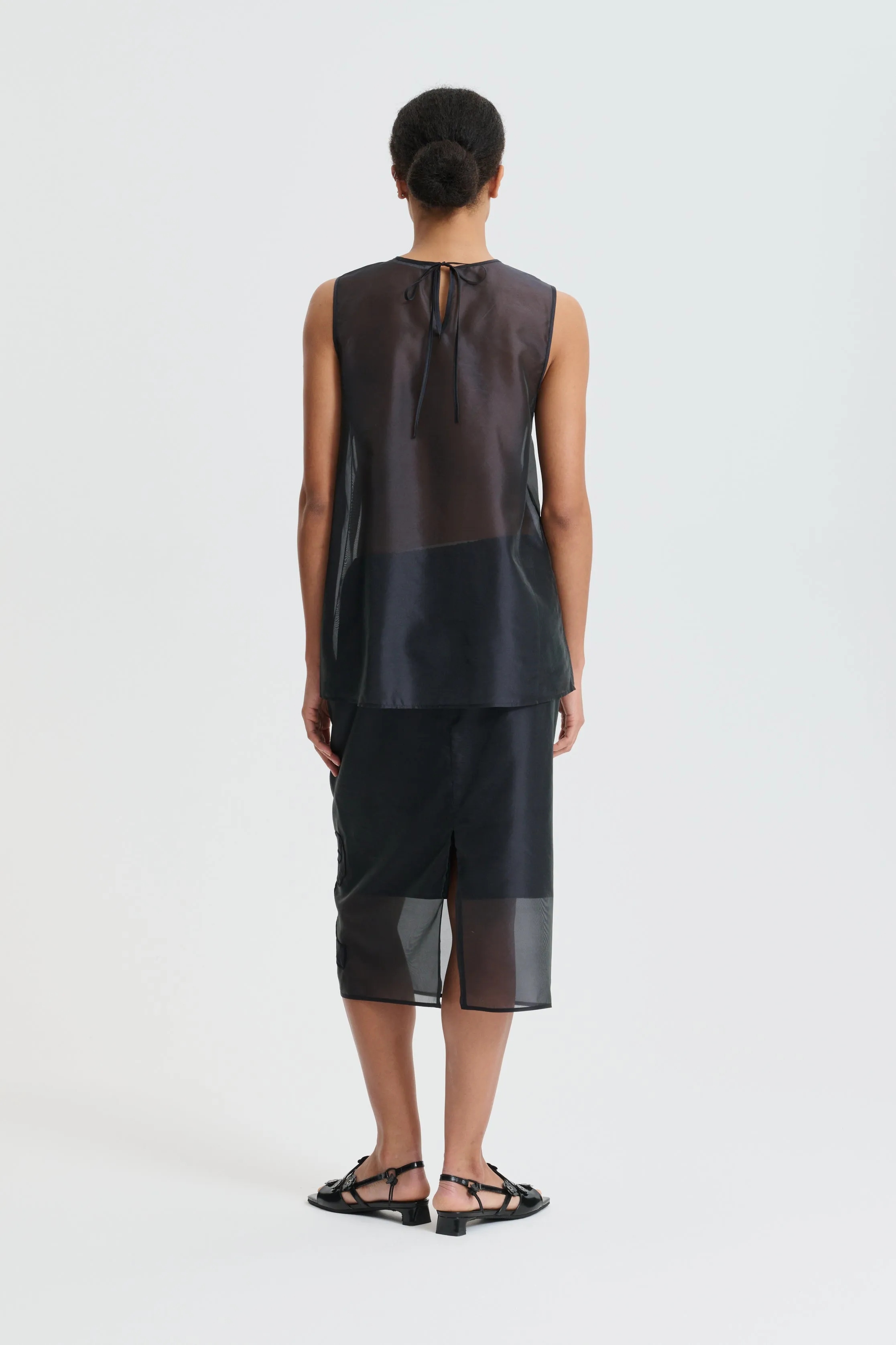 CBBRIA | SKIRT HYBRID ORGANZA BLACK sold by Cecilie Bahnsen product image thumbnail 3