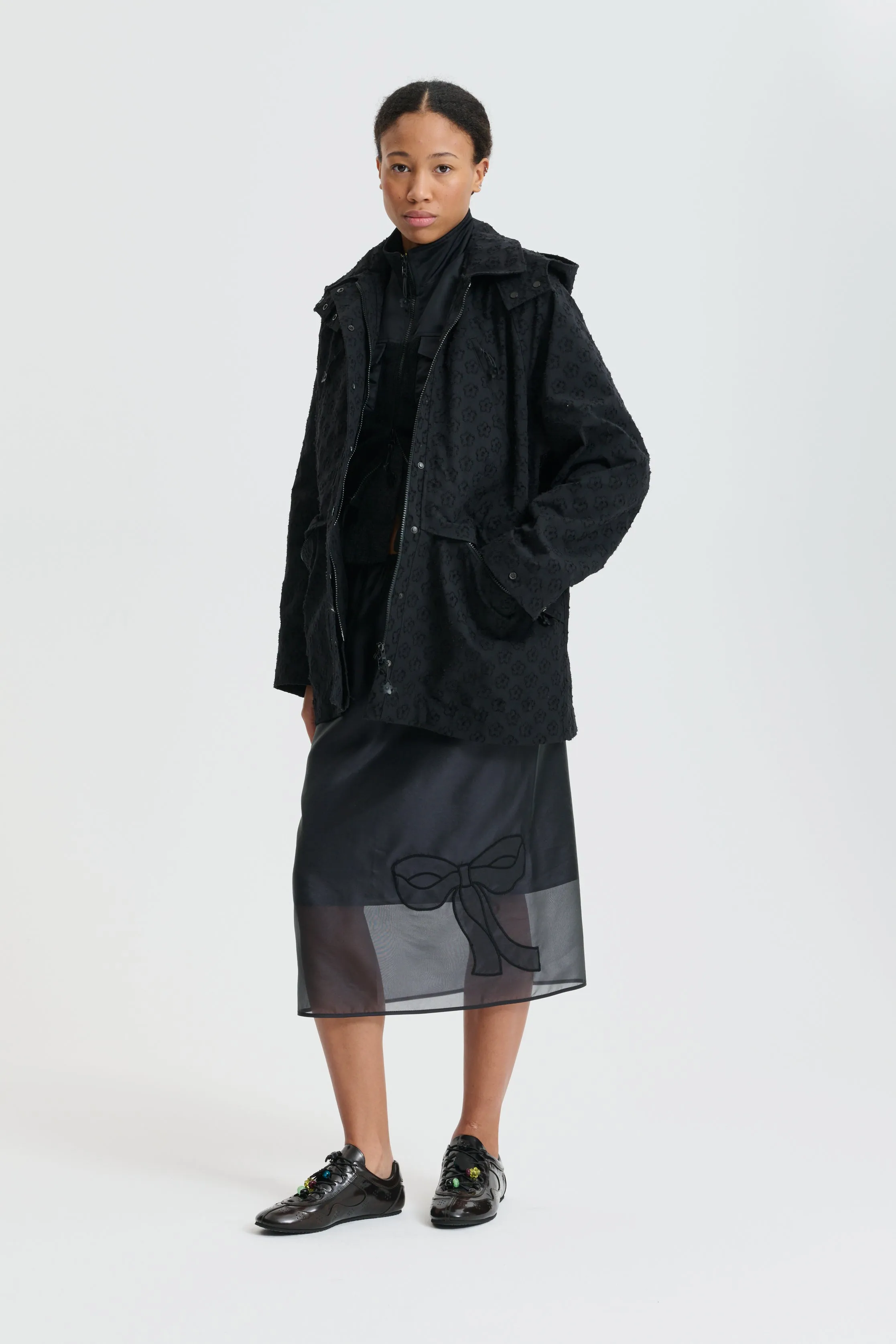 CBBRIA | SKIRT HYBRID ORGANZA BLACK sold by Cecilie Bahnsen product image thumbnail 4