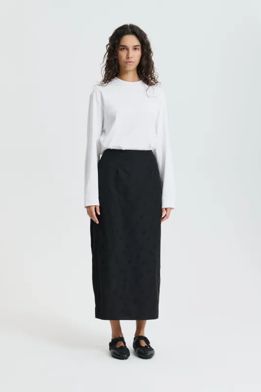 CBUMINA | SKIRT DITSY BELLIS BLACK made by Cecilie Bahnsen