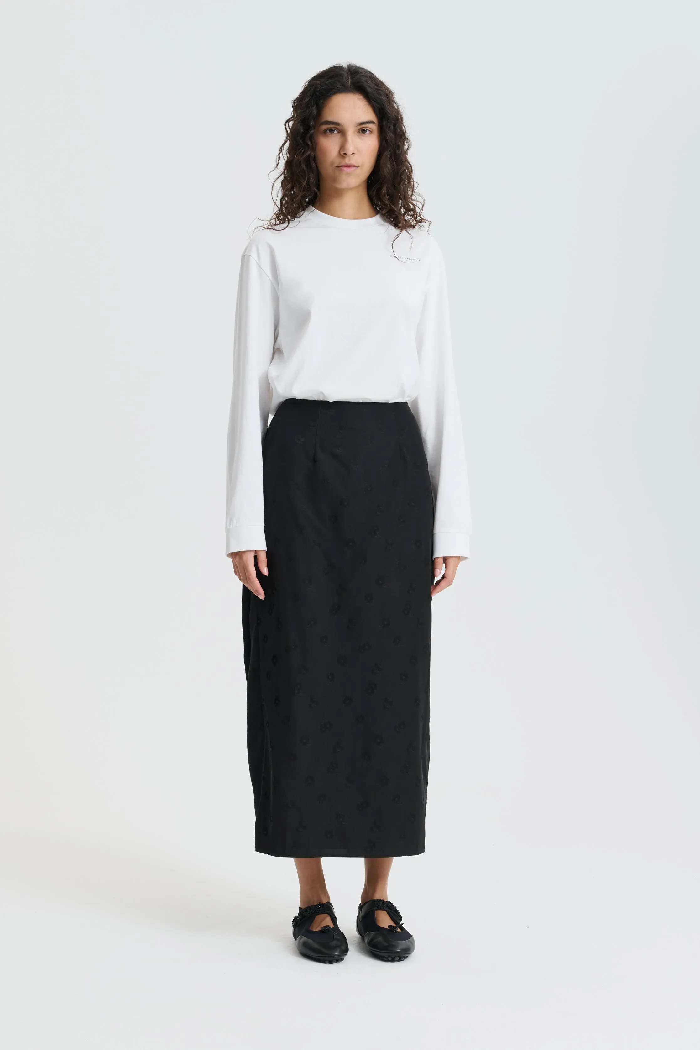CBUMINA | SKIRT DITSY BELLIS BLACK sold by Cecilie Bahnsen
