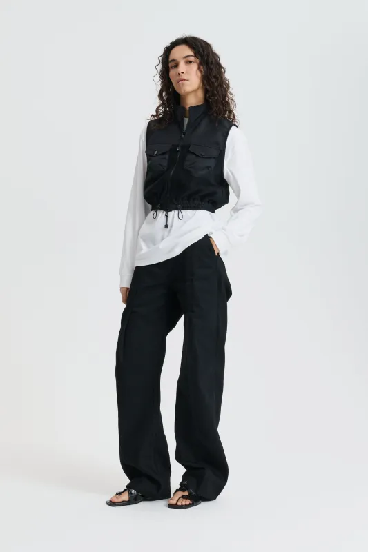 CBCASPEN | VEST SOFT FLEECE BLACK made by Cecilie Bahnsen