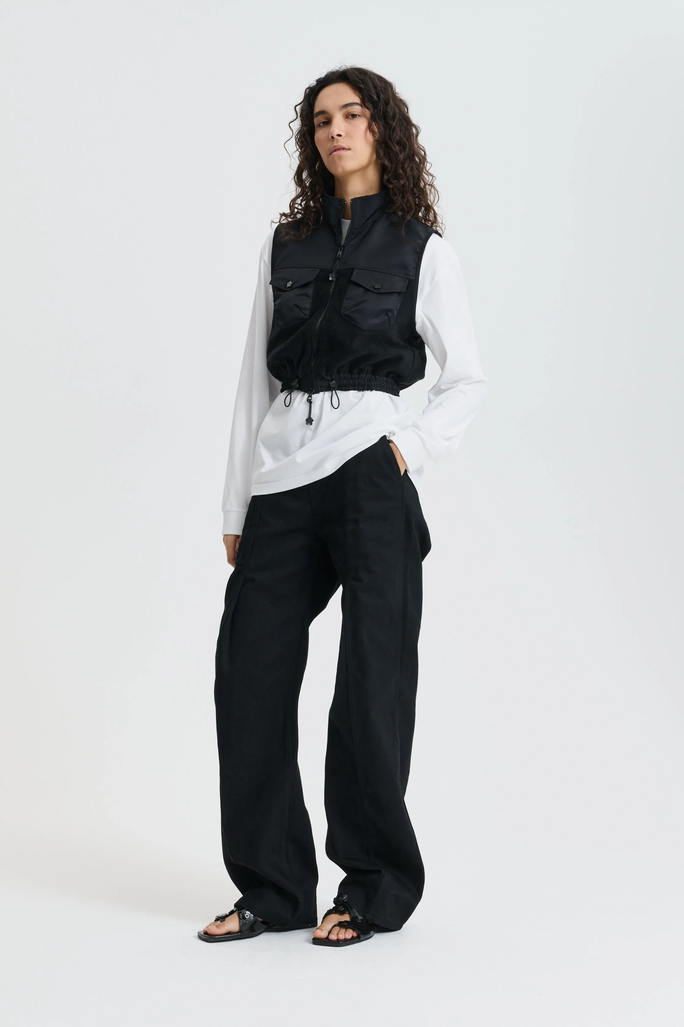 CBCASPEN | VEST SOFT FLEECE BLACK sold by Cecilie Bahnsen