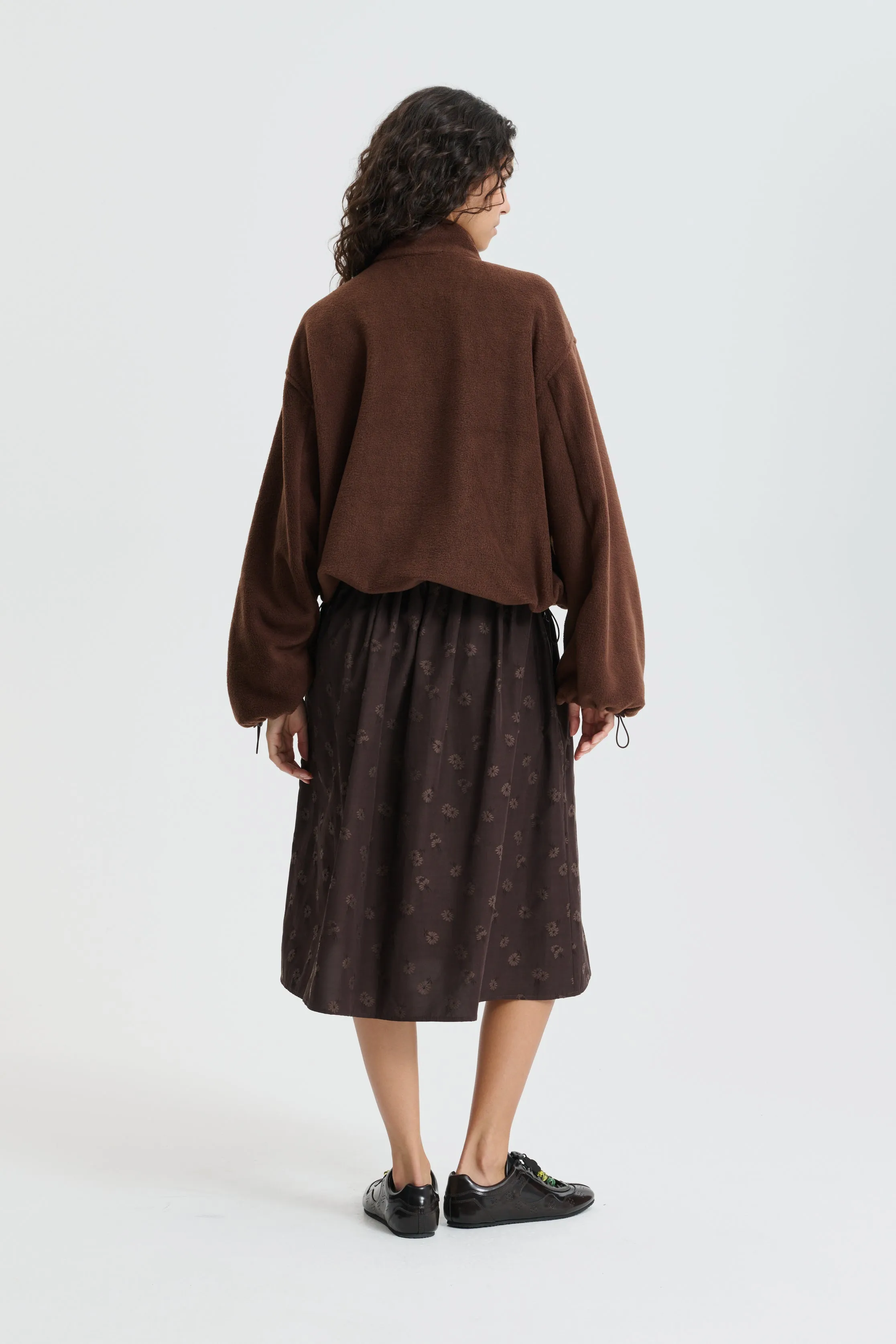 CBFREDERIK | ANORAK SOFT FLEECE BROWN sold by Cecilie Bahnsen product image thumbnail 2