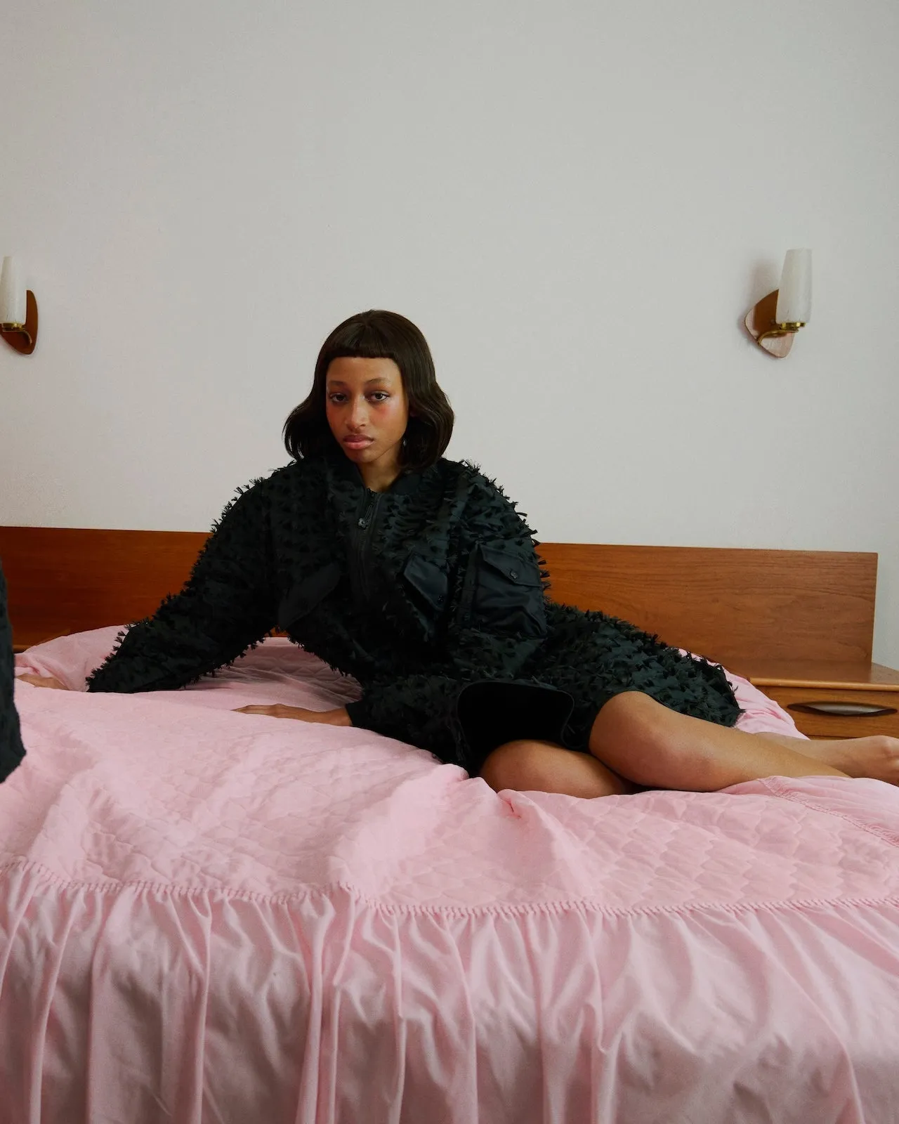 CBDALLAS | SKIRT FIAMMA FIL-COUPÉ BLACK sold by Cecilie Bahnsen product image thumbnail 4