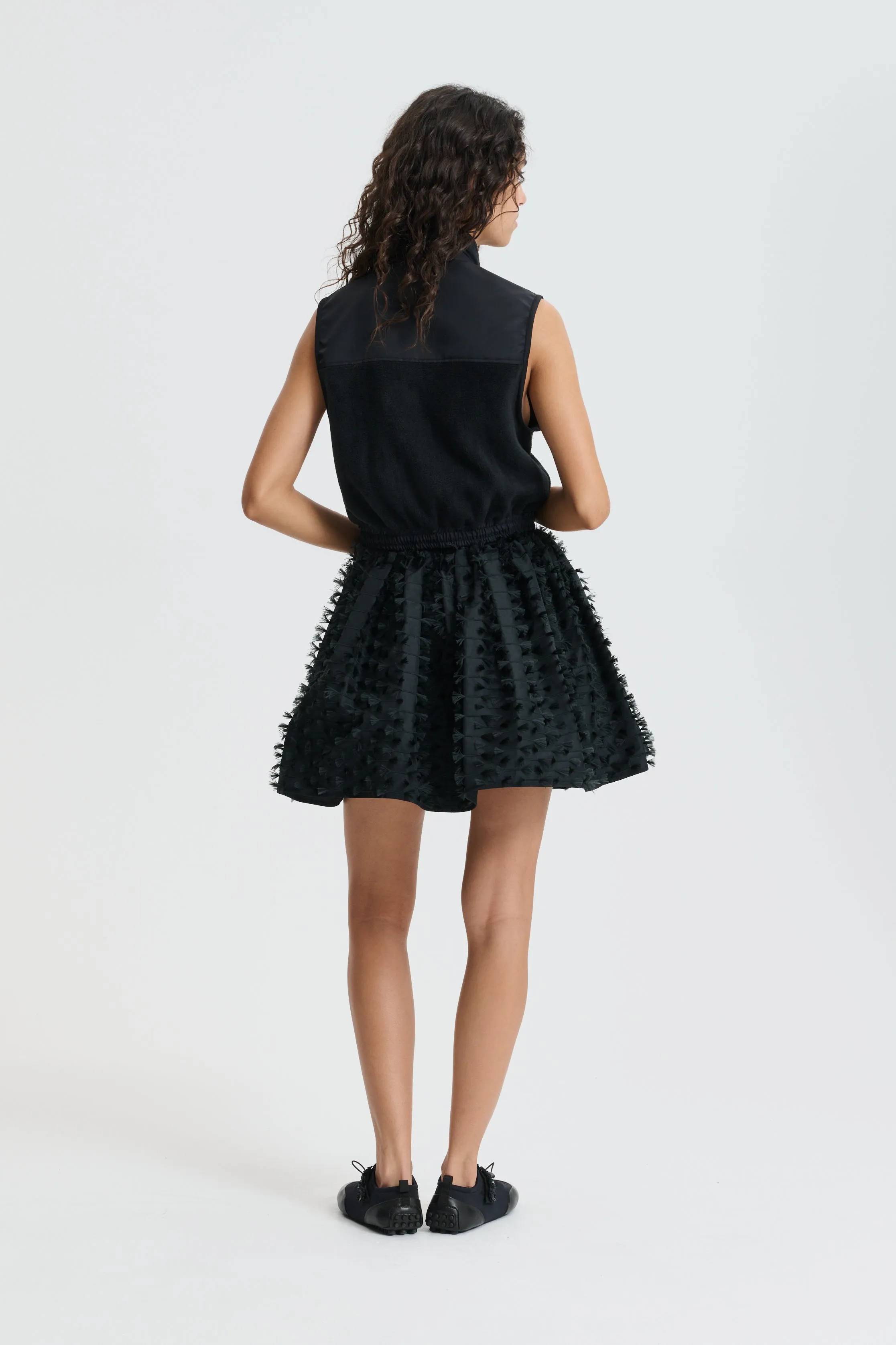 CBDALLAS | SKIRT FIAMMA FIL-COUPÉ BLACK sold by Cecilie Bahnsen product image thumbnail 2
