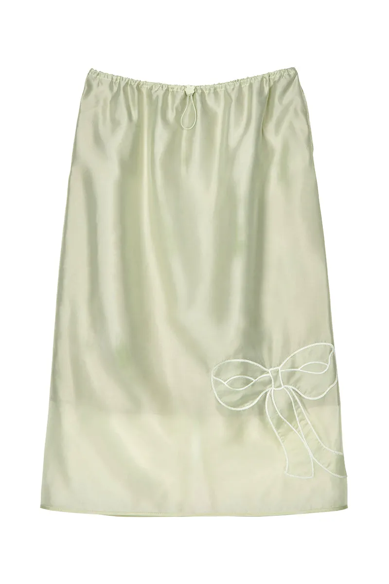 CBBRIA | SKIRT HYBRID ORGANZA PALE GREEN sold by Cecilie Bahnsen product image thumbnail 5