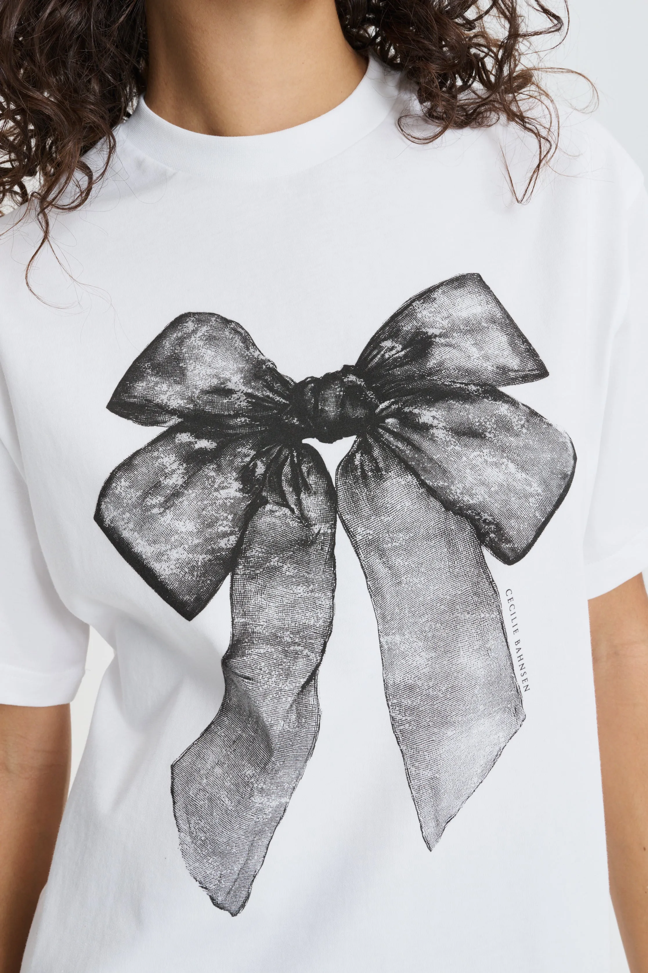 CBDOROTHY | T-SHIRT JERSEY WHITE / BLACK sold by Cecilie Bahnsen product image thumbnail 2