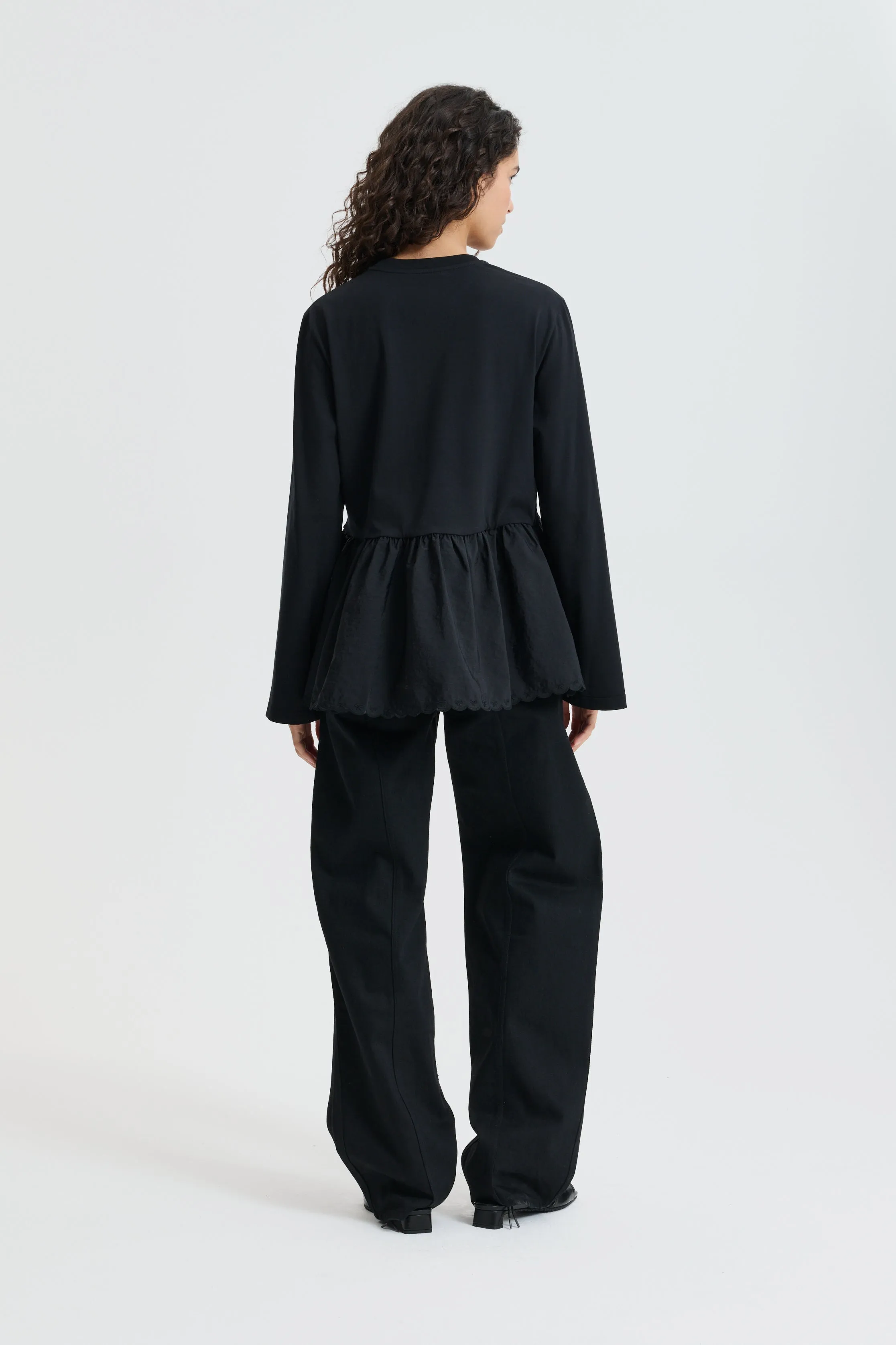 CBFRANCINE | T-SHIRT JERSEY BLACK sold by Cecilie Bahnsen product image thumbnail 2