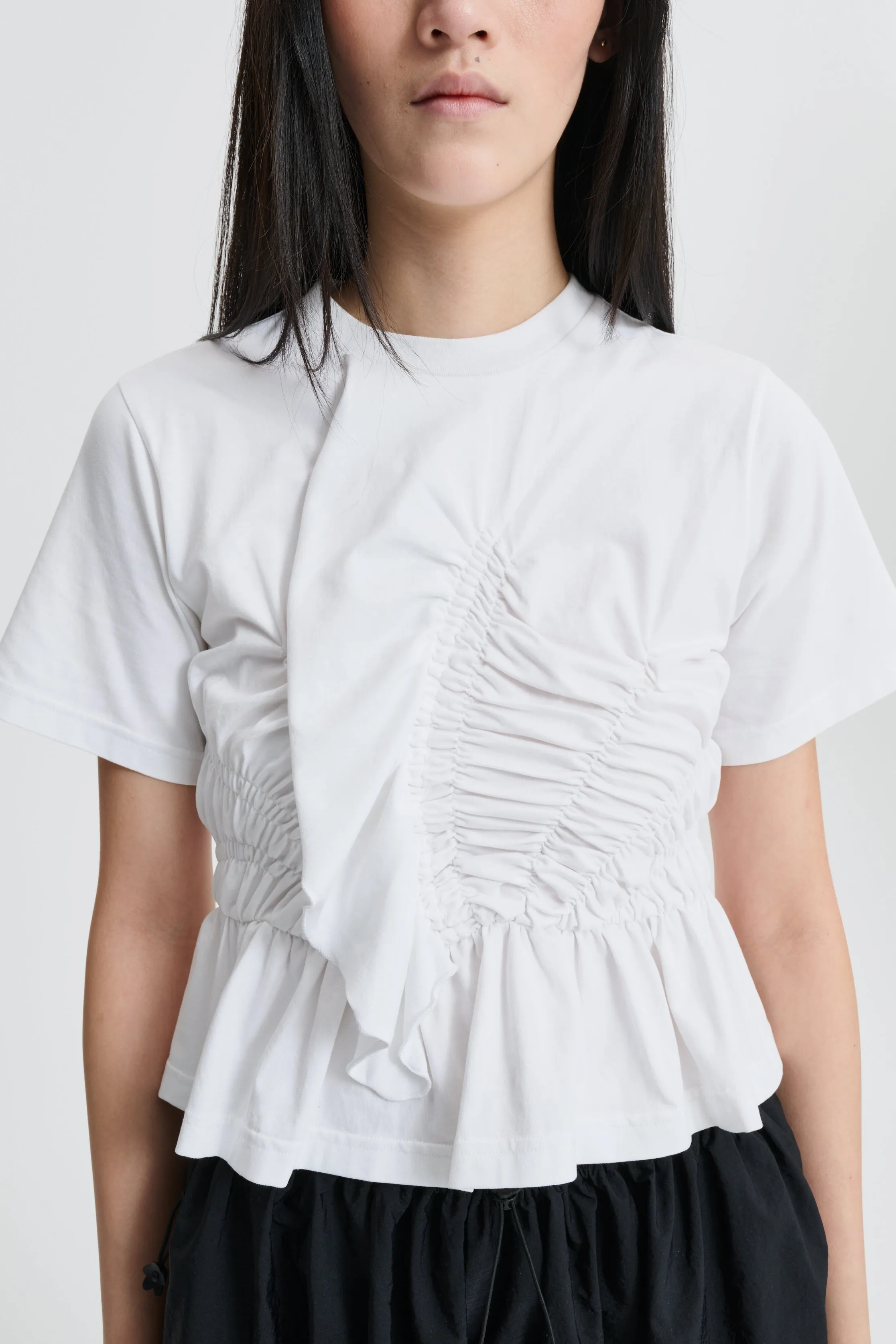 CBACE | T-SHIRT JERSEY WHITE sold by Cecilie Bahnsen product image thumbnail 3