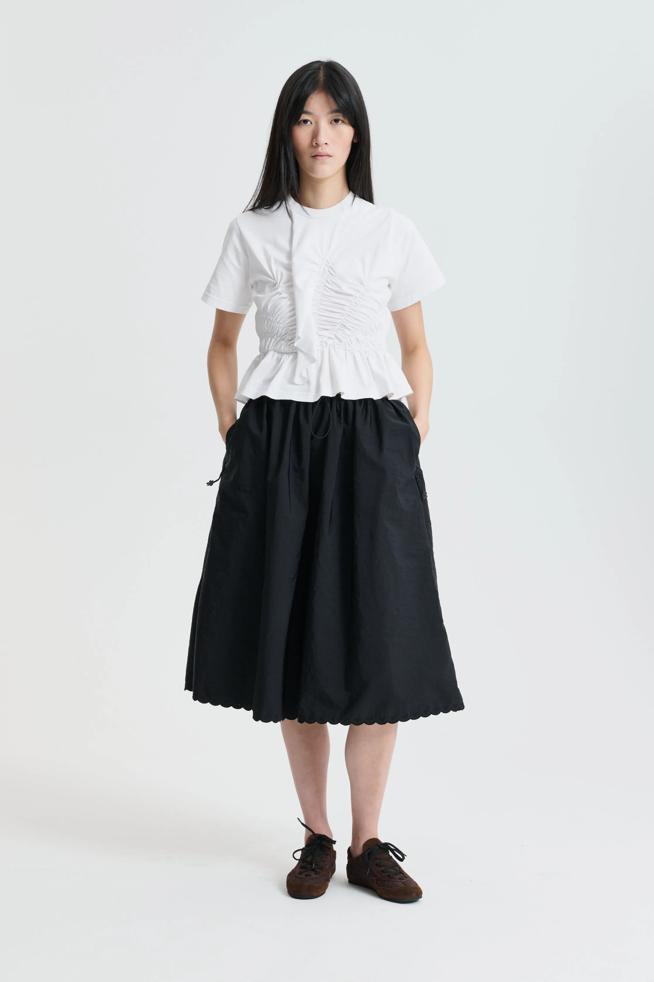 CBACE | T-SHIRT JERSEY WHITE sold by Cecilie Bahnsen