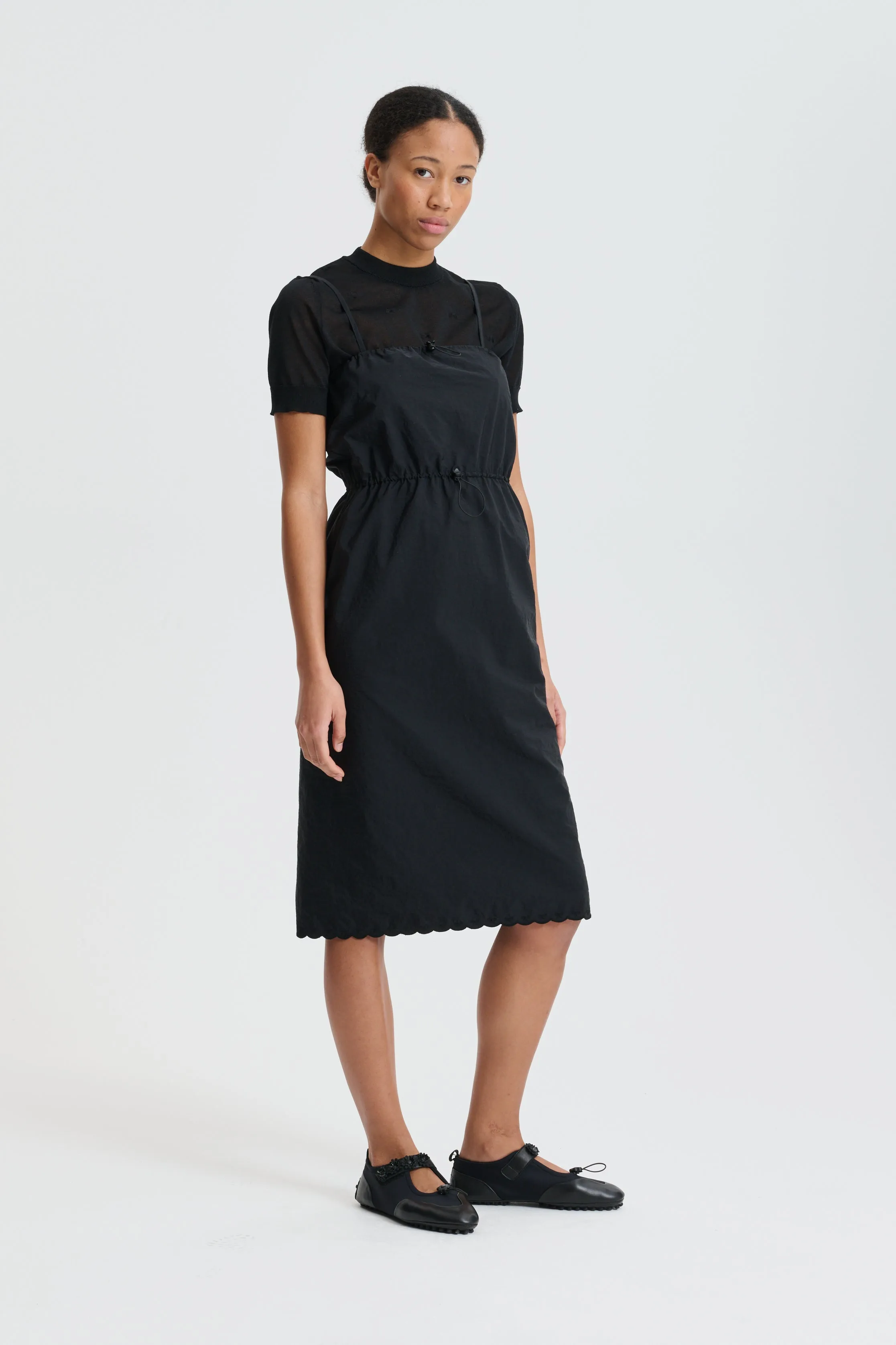 CBBARR | DRESS EMBROIDERED TAFFETA BLACK sold by Cecilie Bahnsen product image thumbnail 4