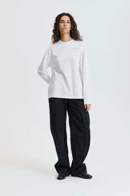 CBLILY | T-SHIRT JERSEY WHITE / PINK made by Cecilie Bahnsen