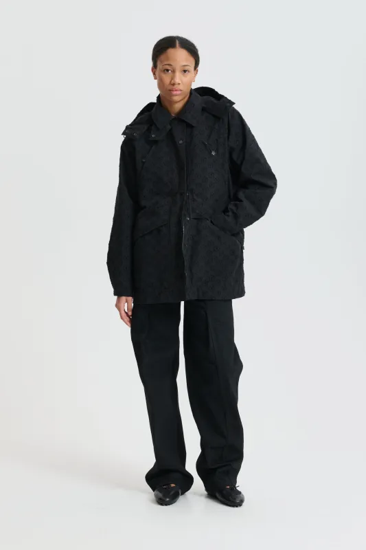 CBFINN | JACKET WINDFLOWER TECH BLACK made by Cecilie Bahnsen