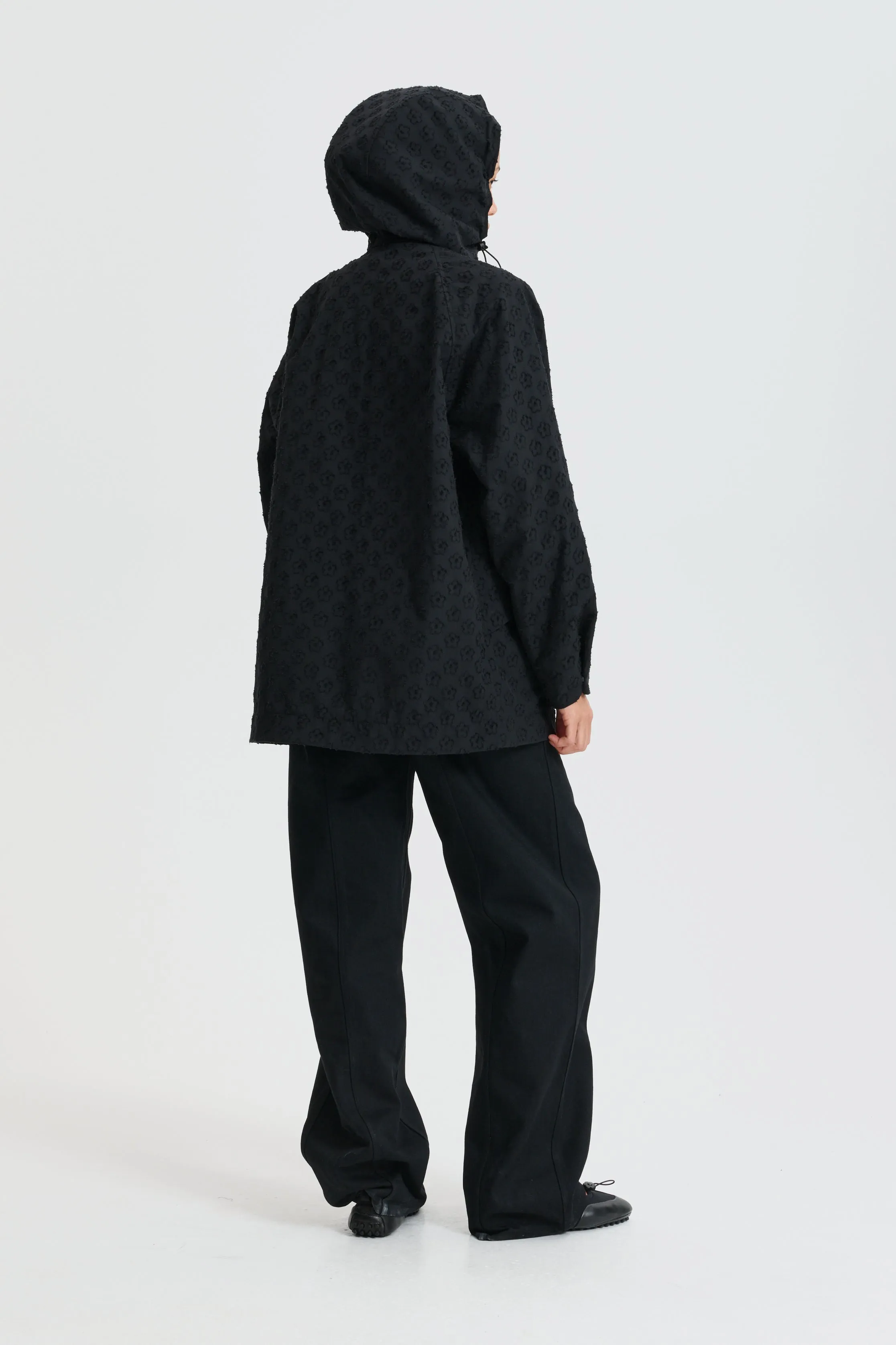 CBFINN | JACKET WINDFLOWER TECH BLACK sold by Cecilie Bahnsen product image thumbnail 3