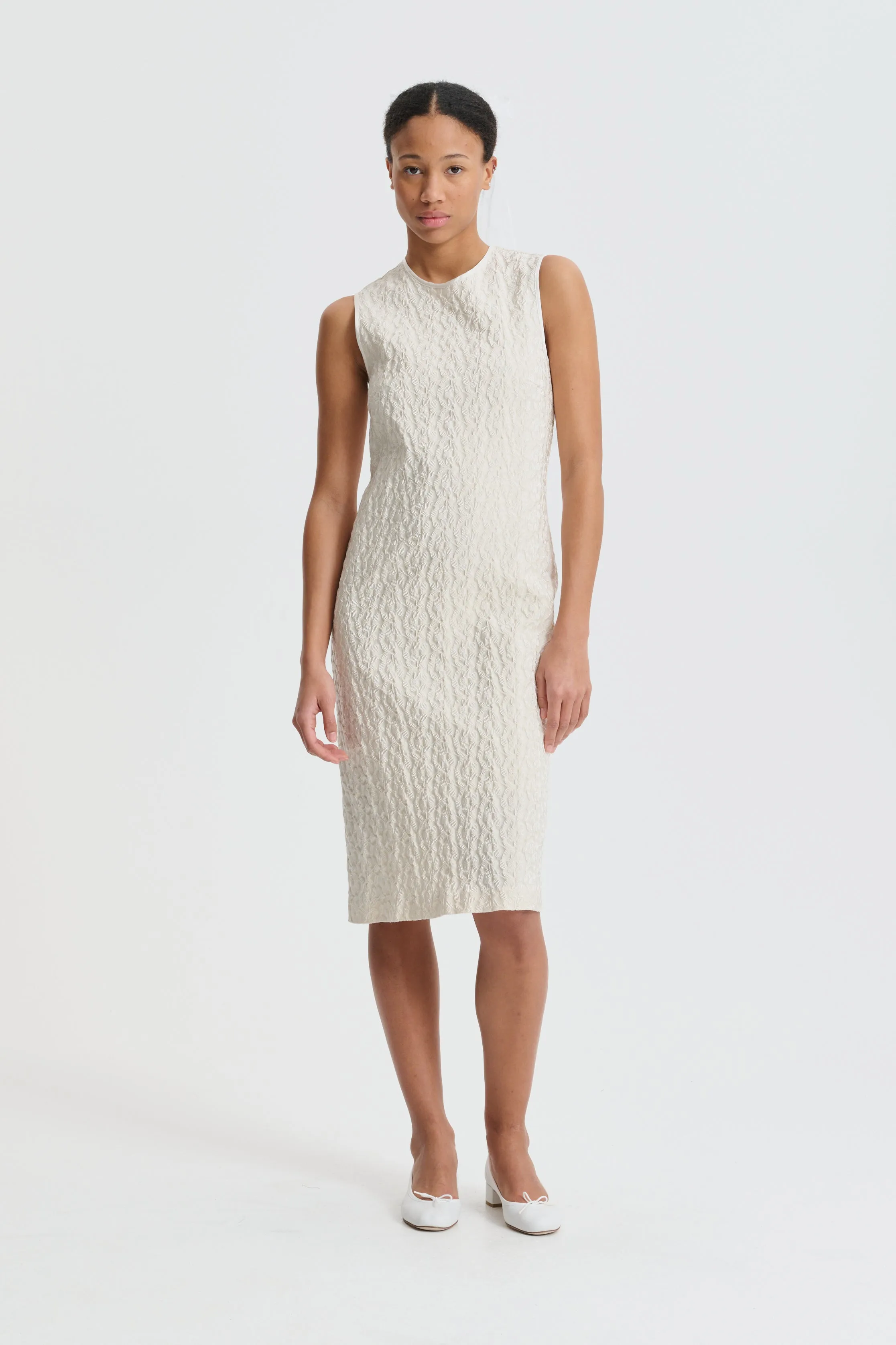 CBDEVIN | DRESS BEGONIA JACQUARD VINTAGE IVORY BRIDAL sold by Cecilie Bahnsen
