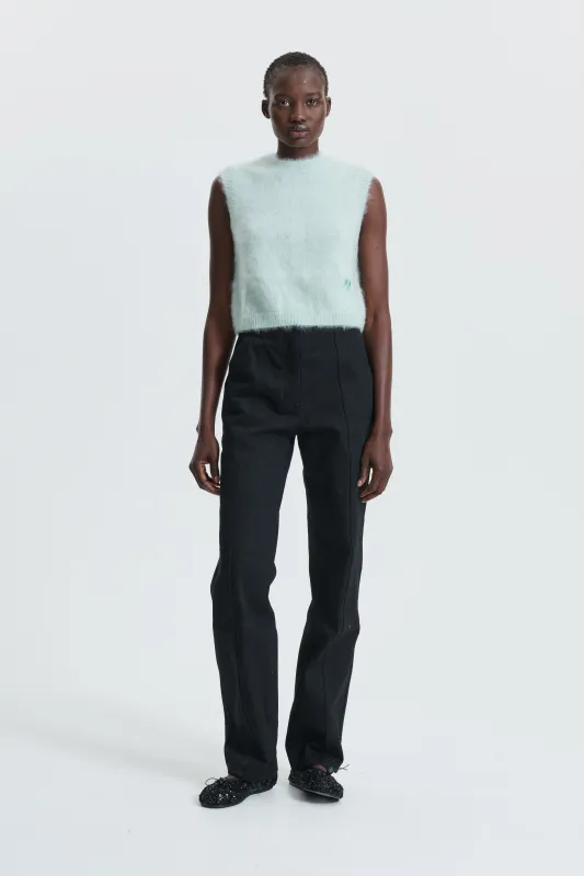 CBFEE | VEST SILK MOHAIR KNIT MINT made by Cecilie Bahnsen