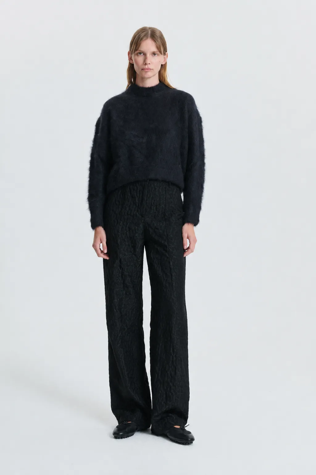 CBFIRALL | JUMPER SILK MOHAIR KNIT BLACK sold by Cecilie Bahnsen